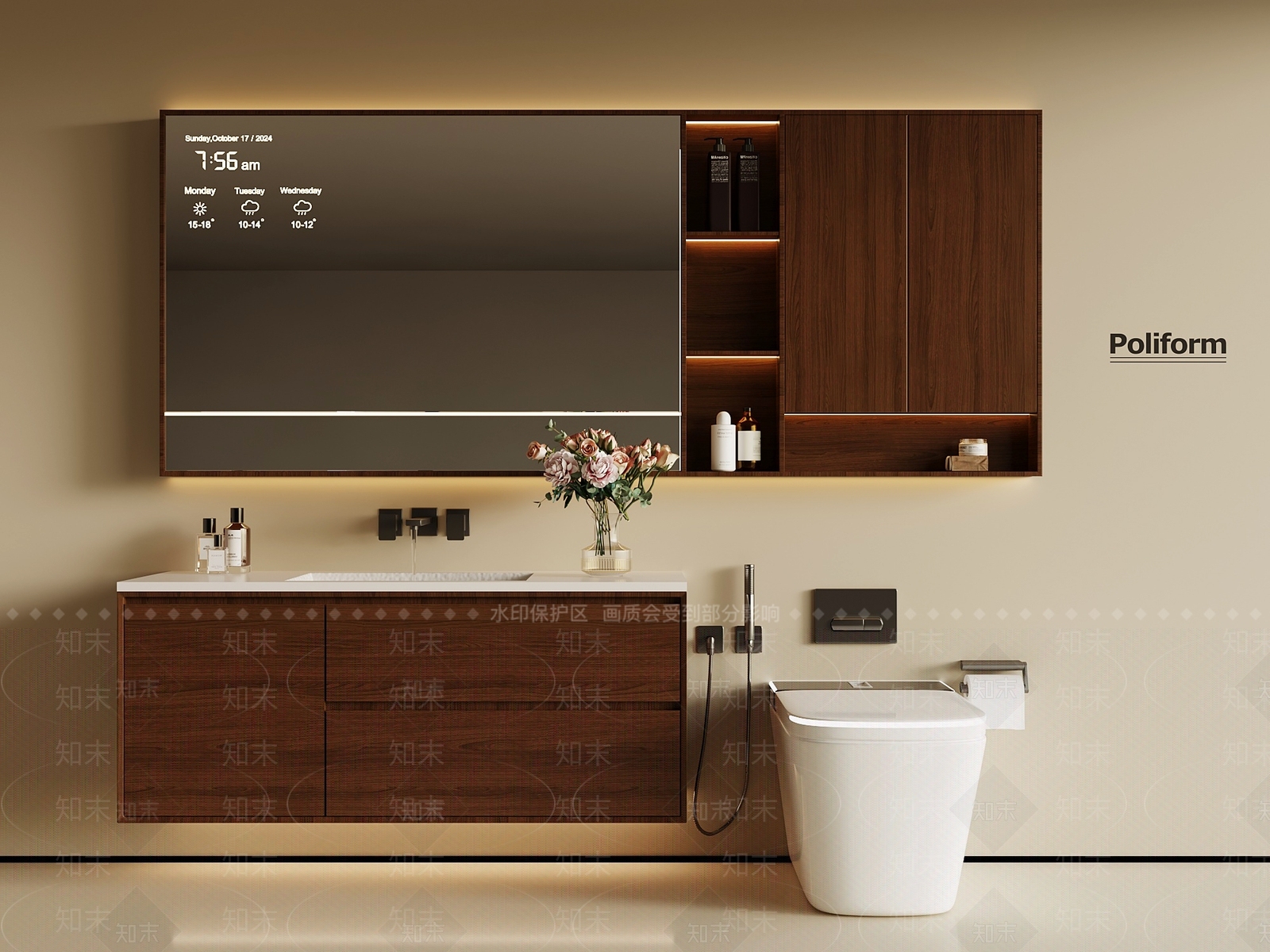 浴室柜3D模型下载【ID:1194598102】