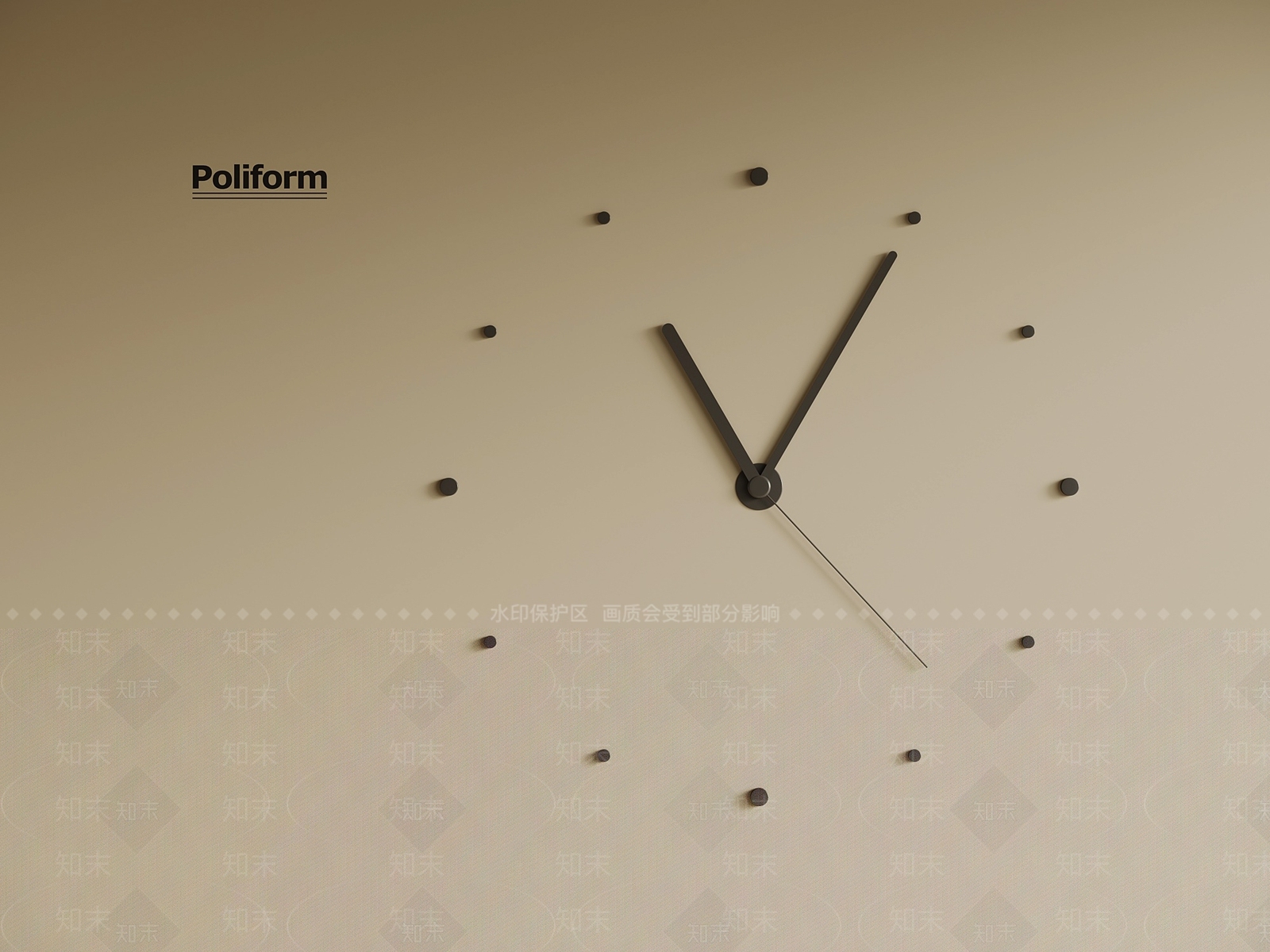 钟表3D模型下载【ID:1194600377】