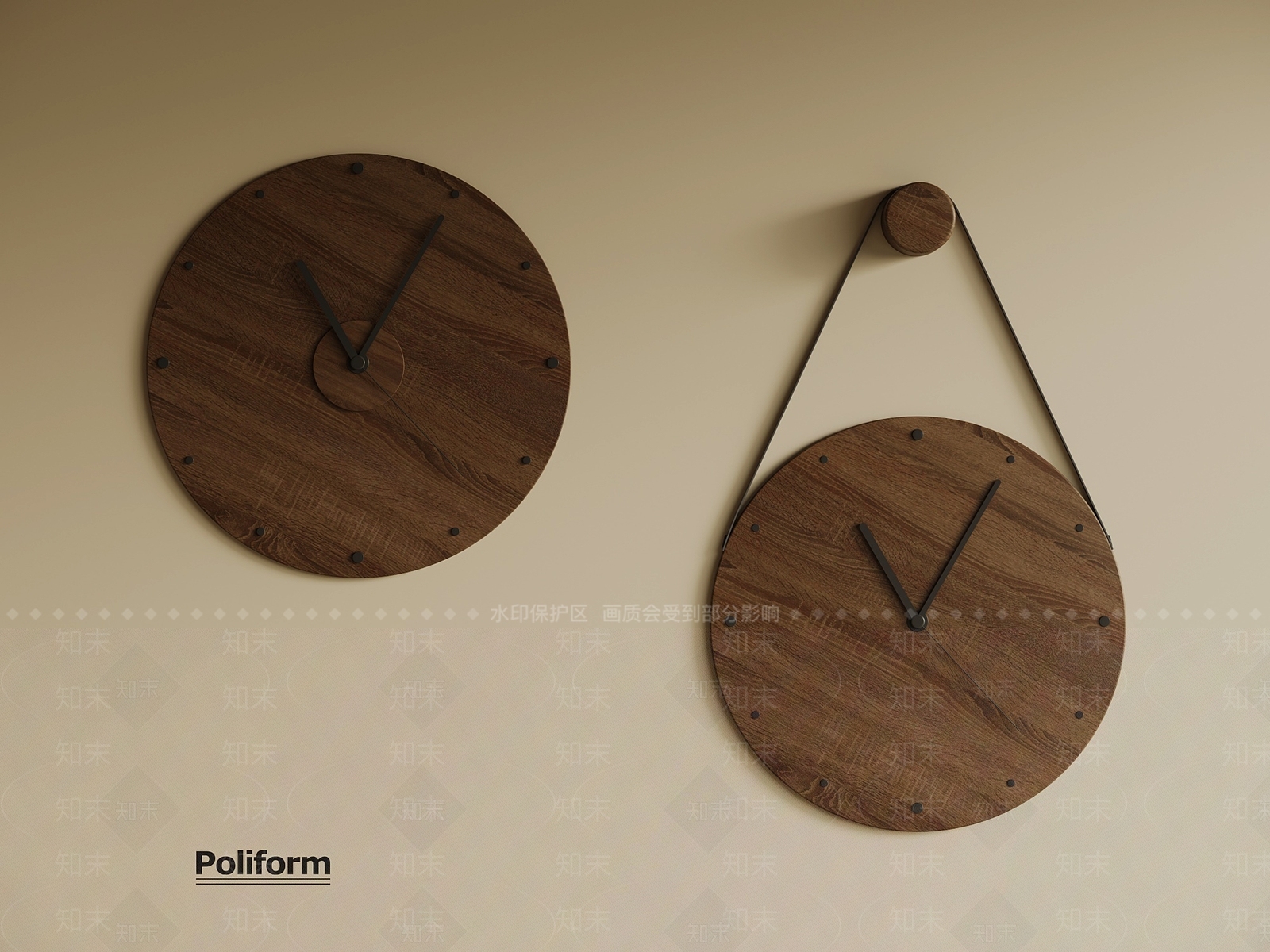 钟表3D模型下载【ID:1194600510】