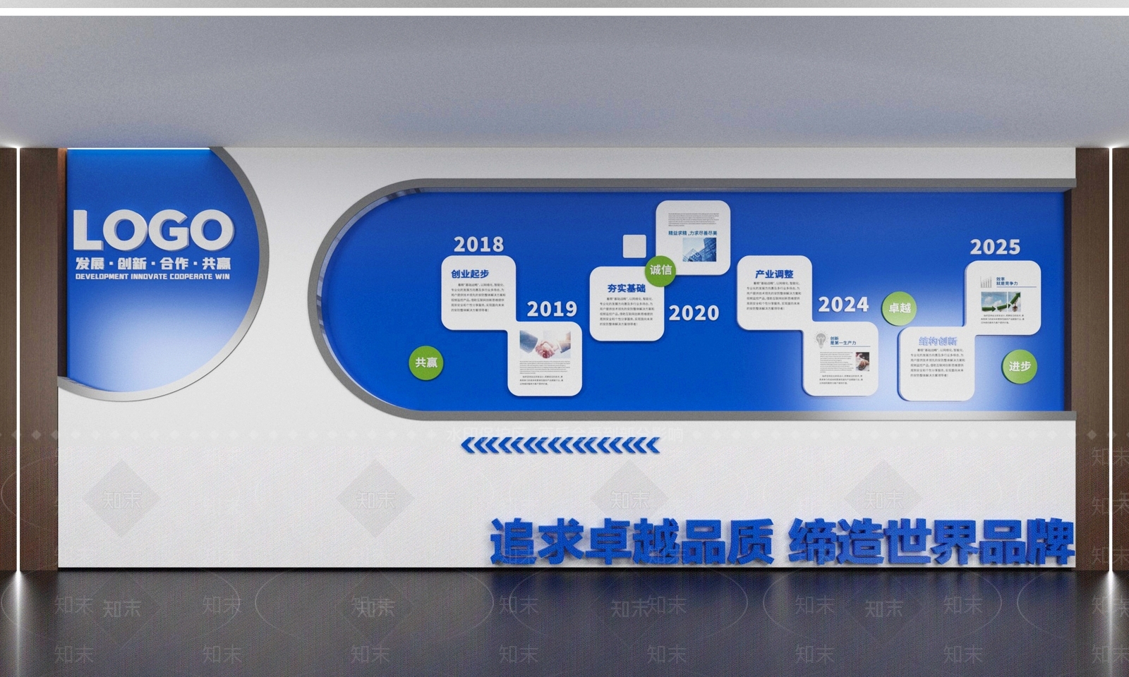 现代文化墙SU模型下载【ID:1194605547】