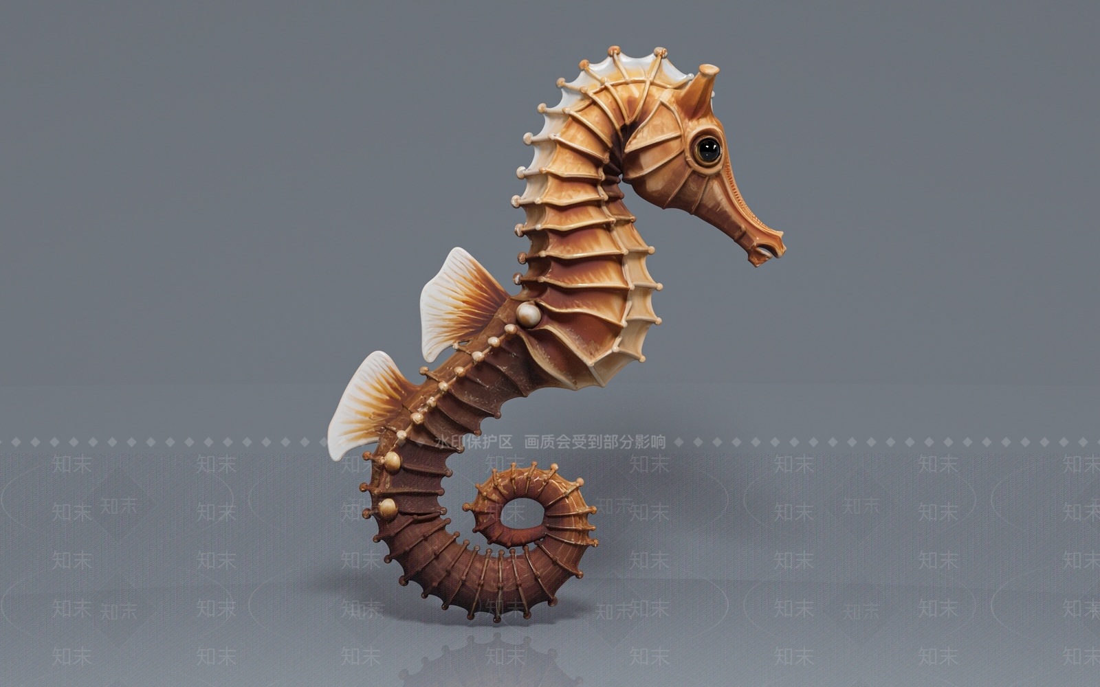 水生类动物3D模型下载【ID:1194606747】