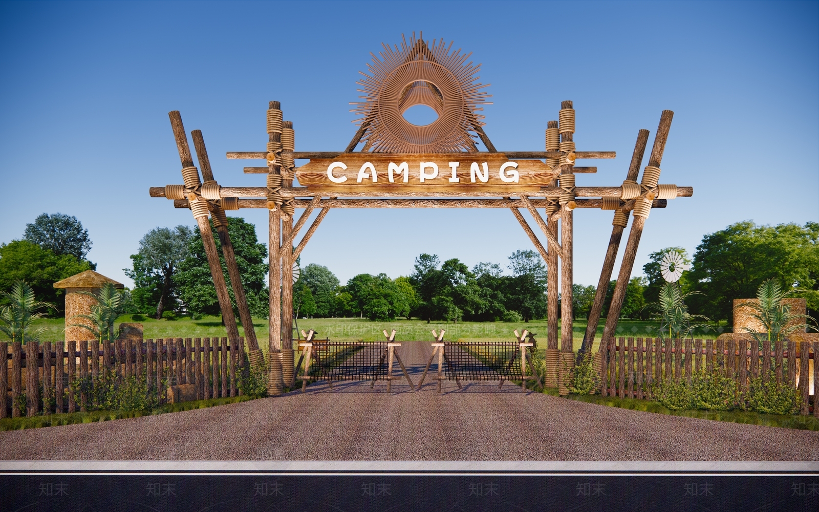 现代门头3D模型下载【ID:1194609170】