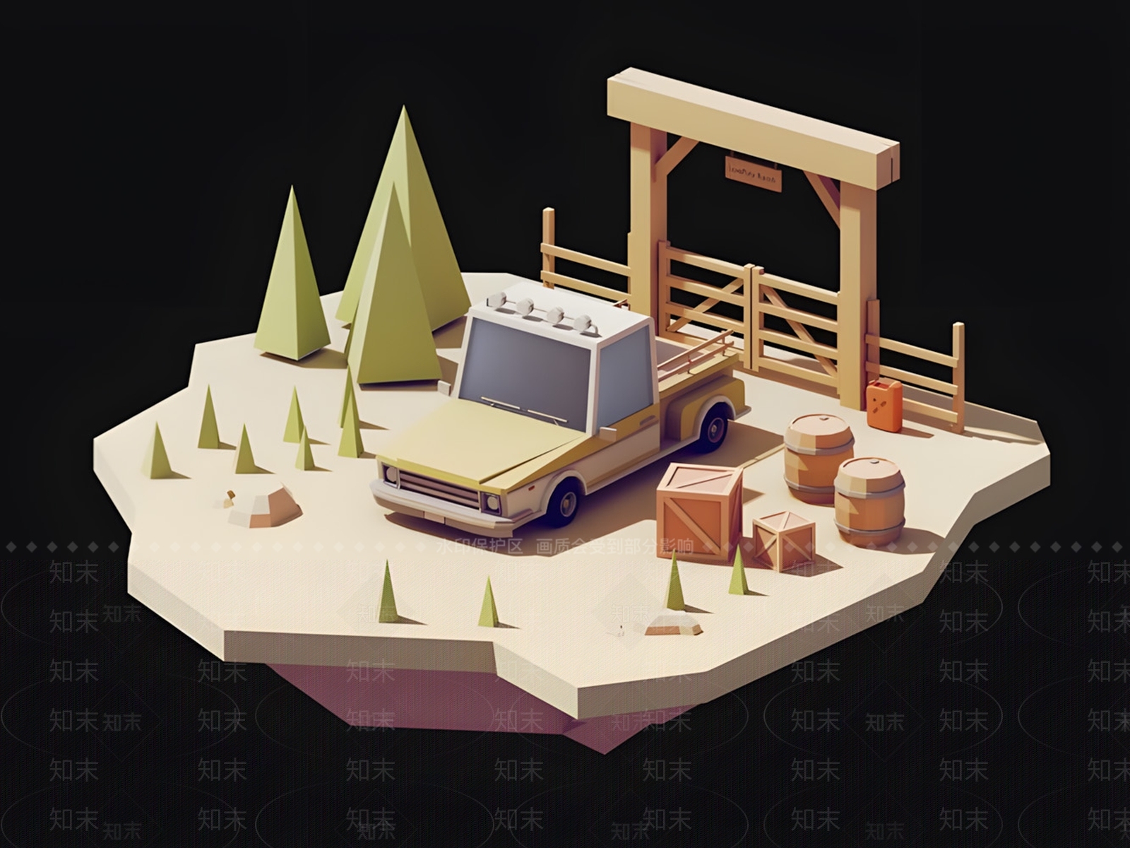 现代其他景观3D模型下载【ID:1194618794】