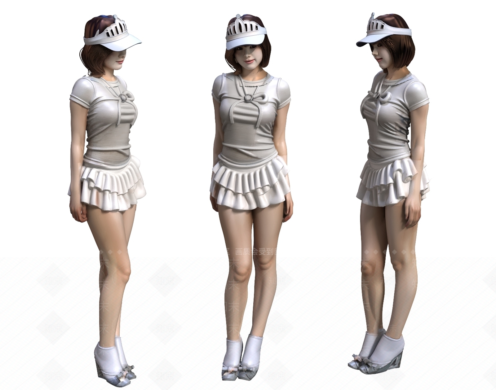 女人3D模型下载【ID:1194619483】