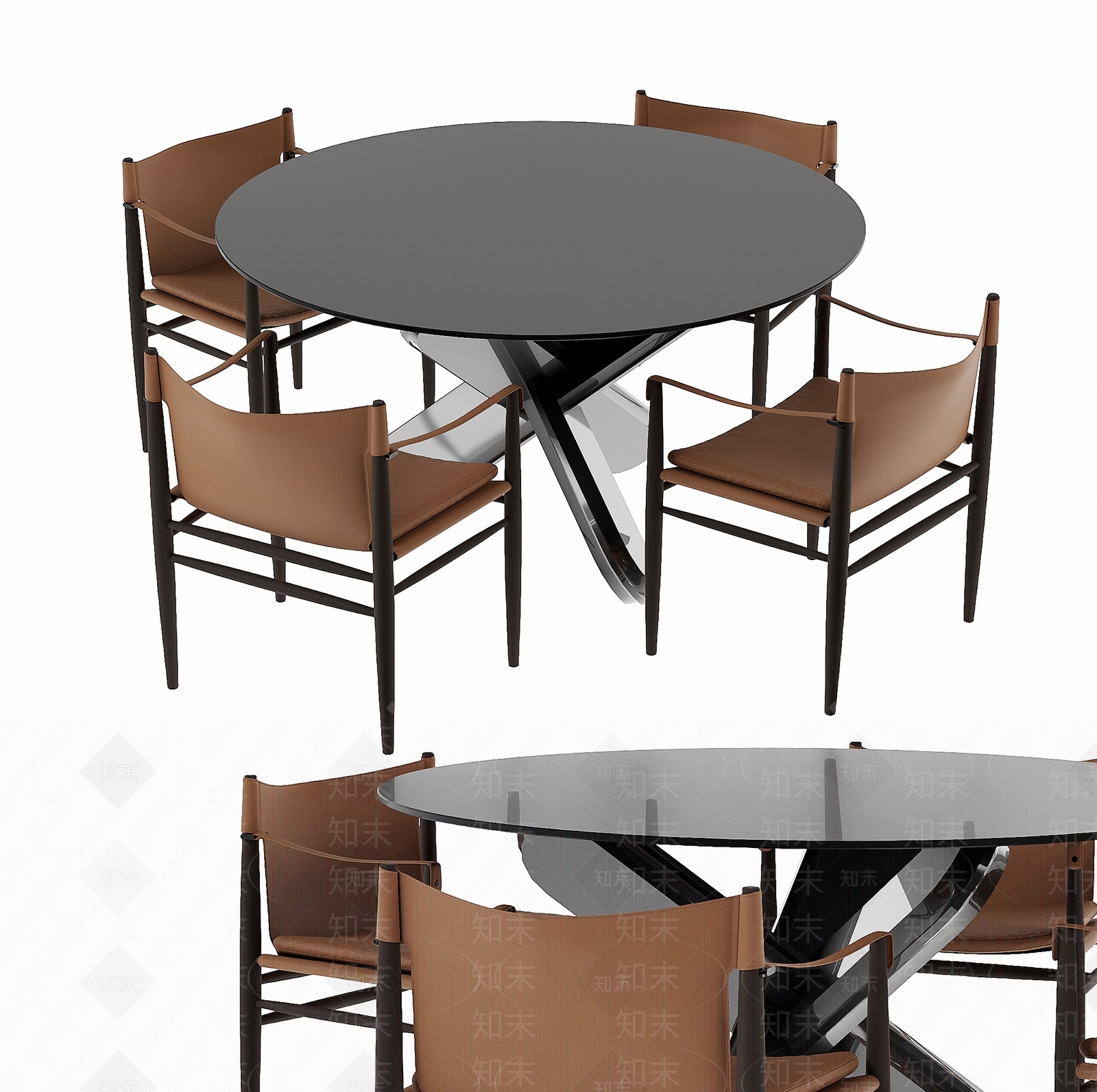 现代餐桌3D模型下载【ID:1194623470】