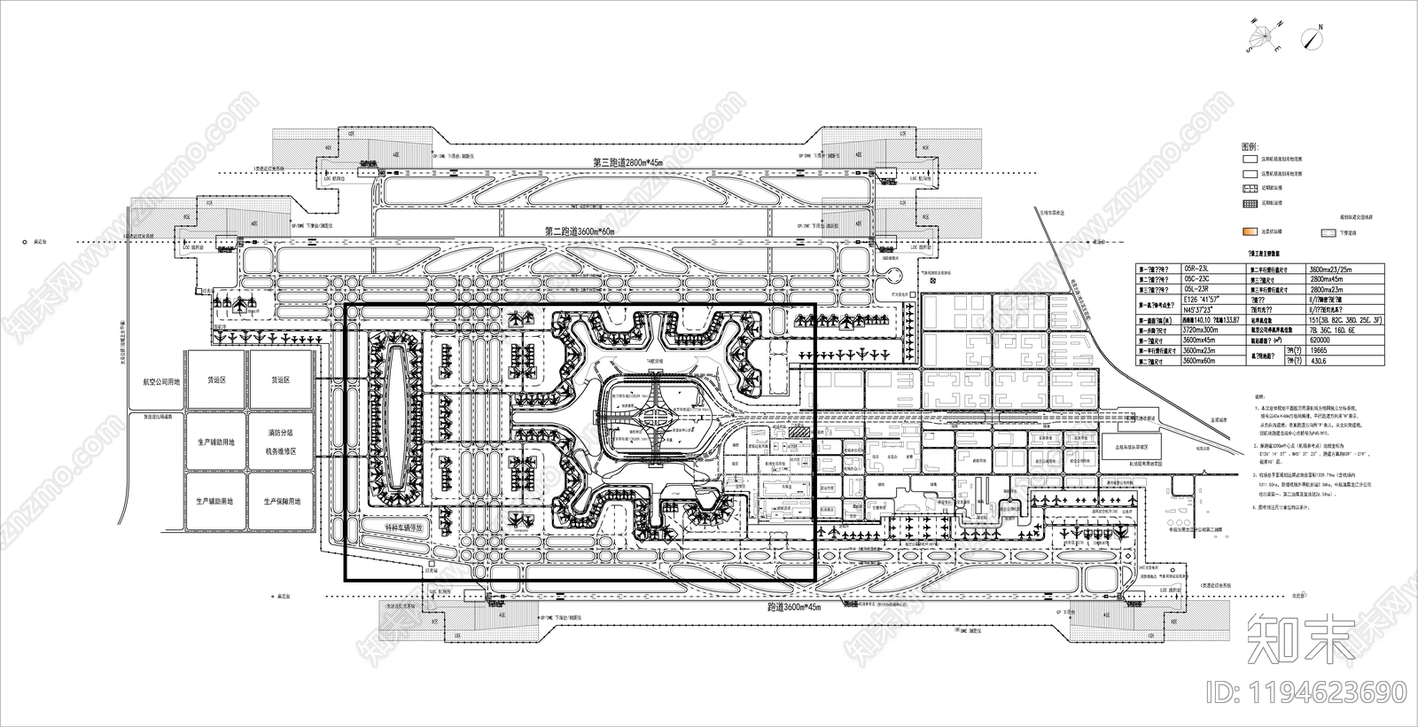 建筑平面布置图施工图下载【ID:1194623690】