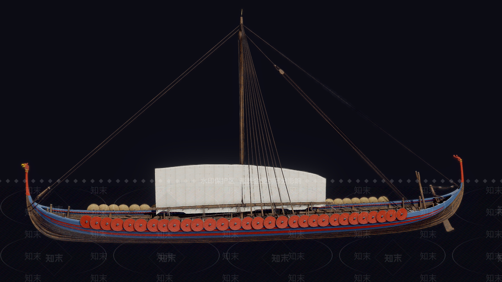 船3D模型下载【ID:1194623773】