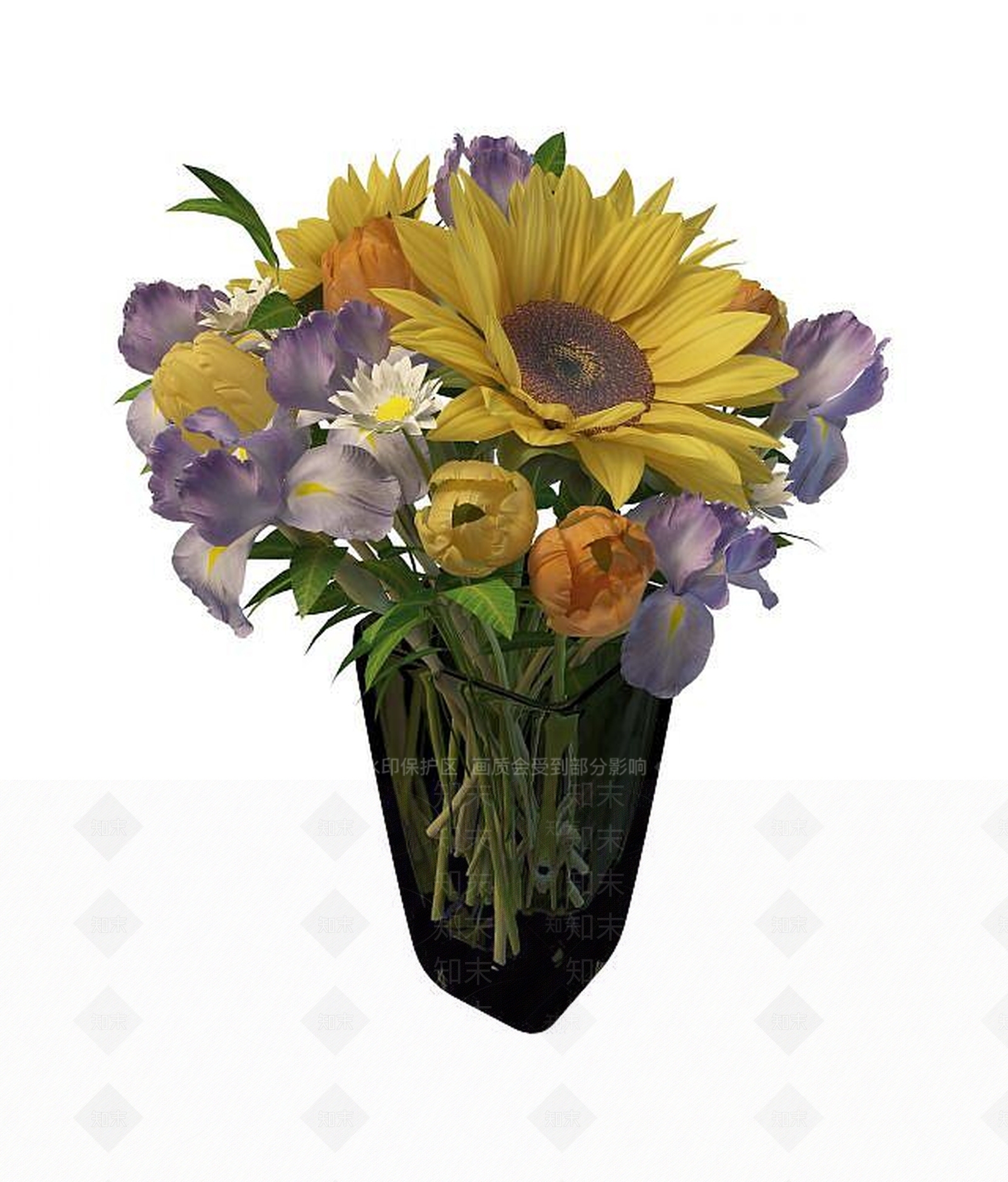 现代花瓶3D模型下载【ID:1194630021】