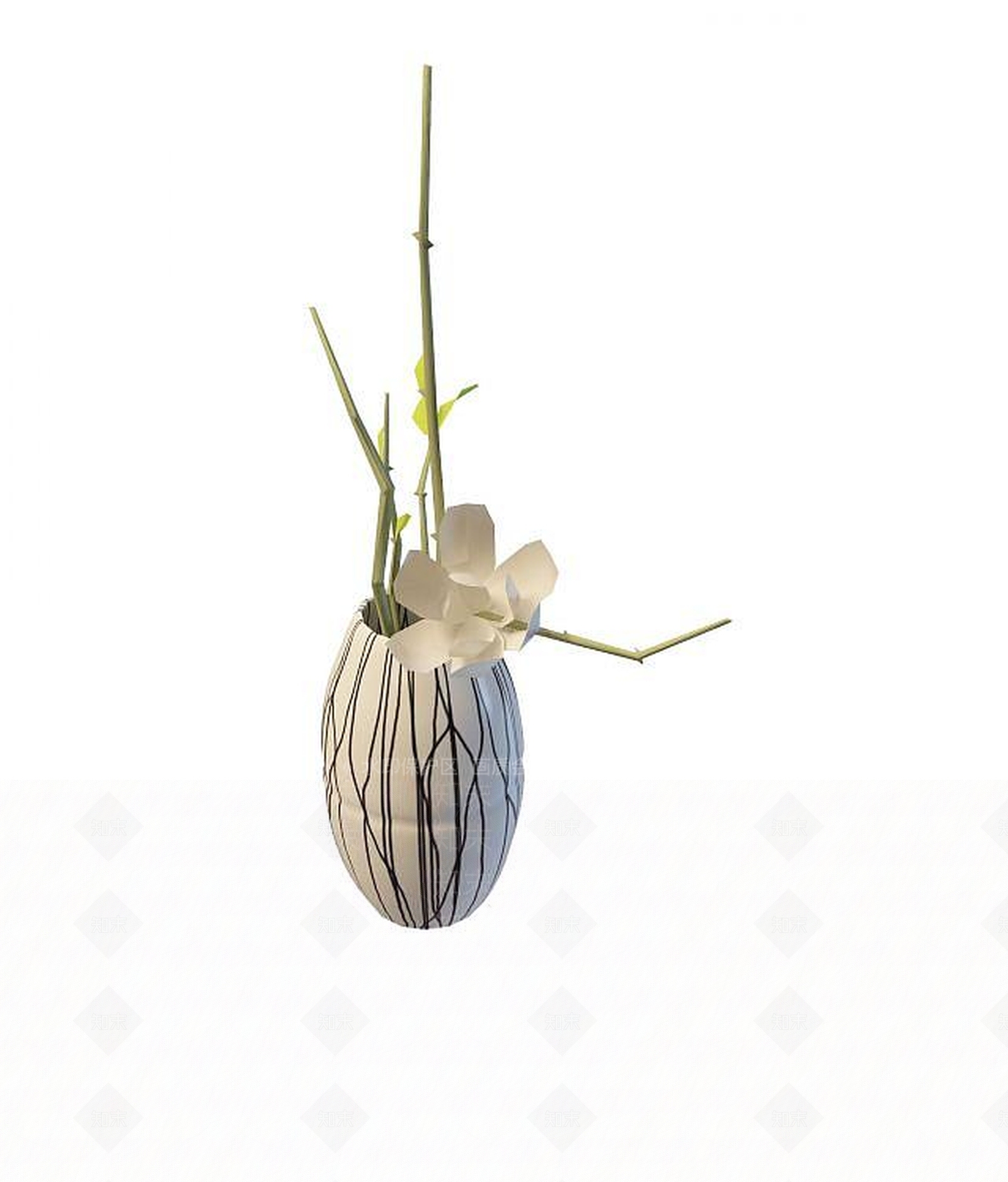 现代花瓶3D模型下载【ID:1194630559】