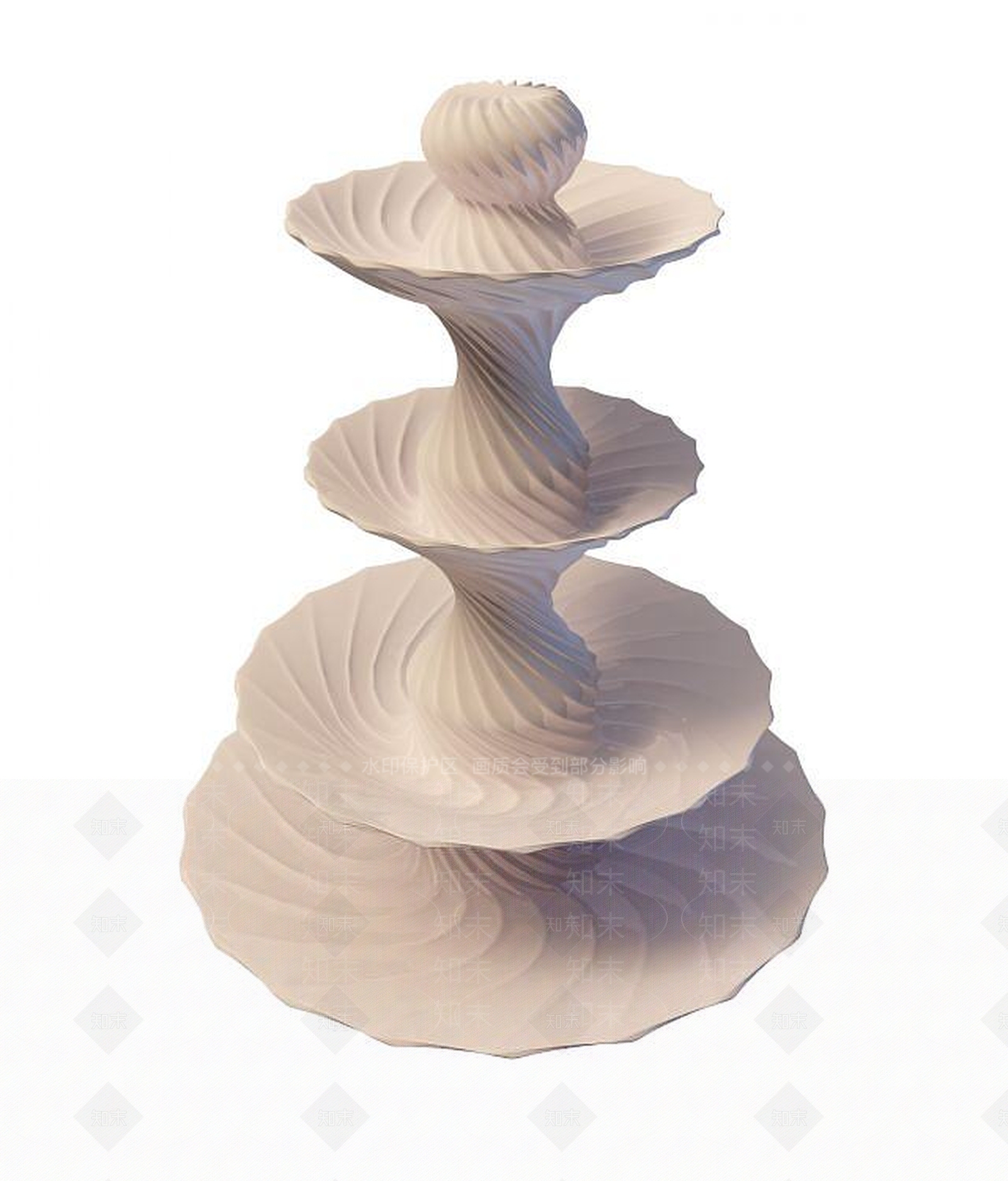 现代园林小品3D模型下载【ID:1194631015】