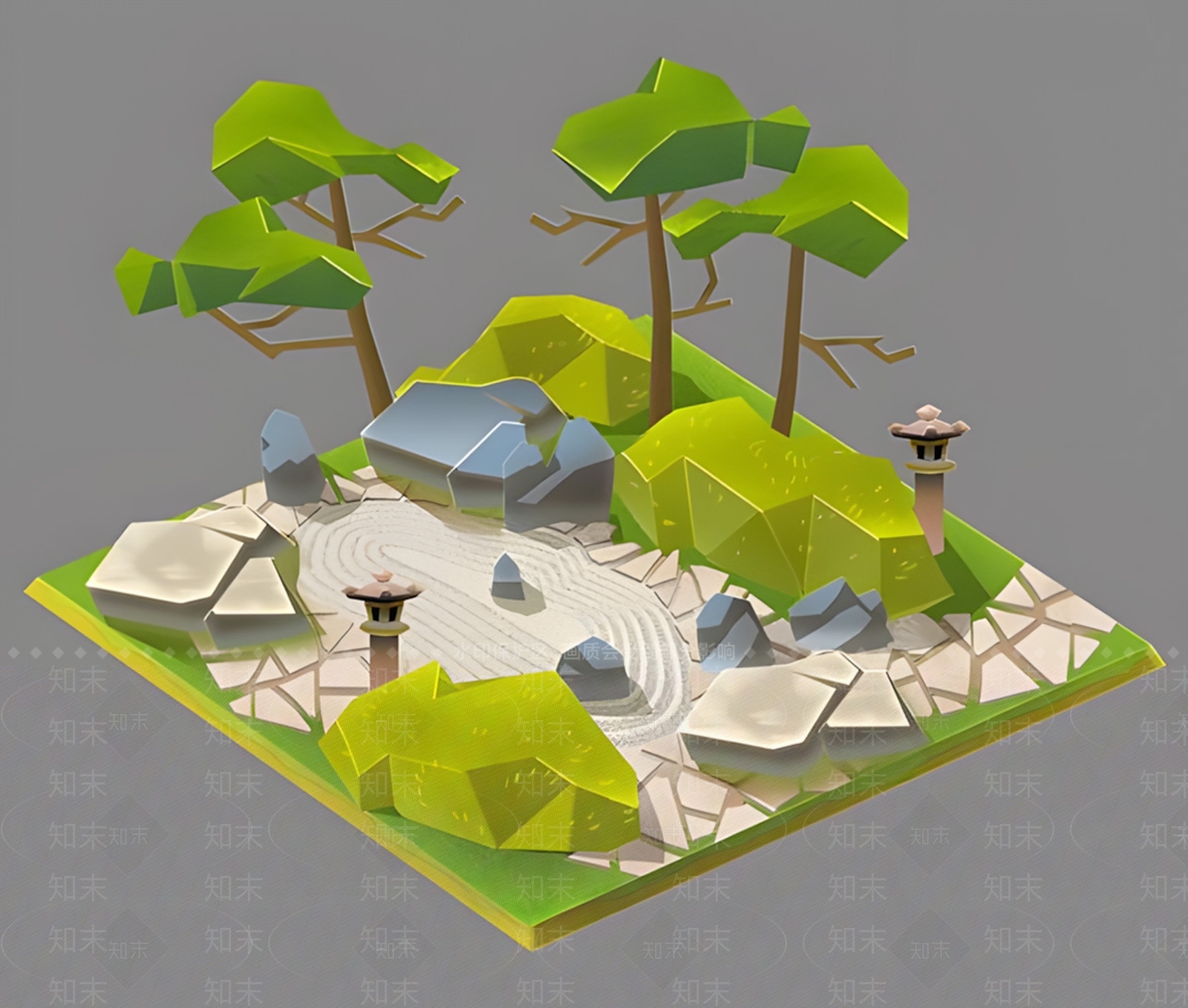 现代其他景观3D模型下载【ID:1194631680】