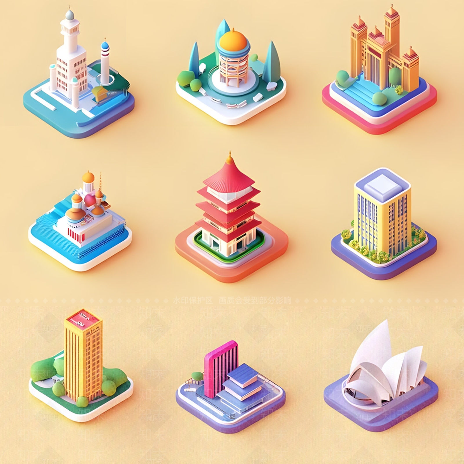 现代其他景观3D模型下载【ID:1194632095】