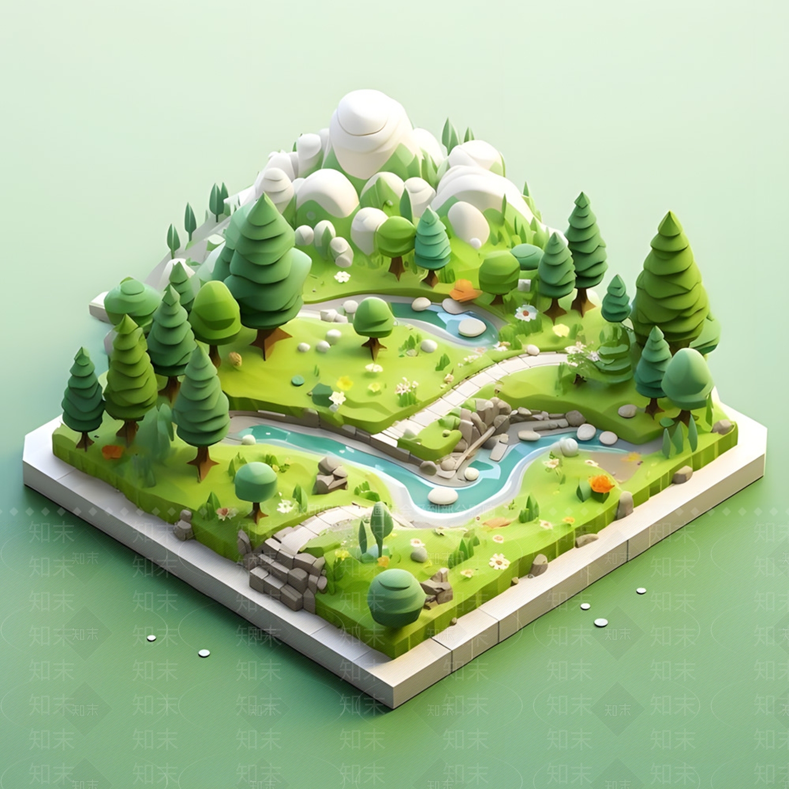 现代其他景观3D模型下载【ID:1194632374】