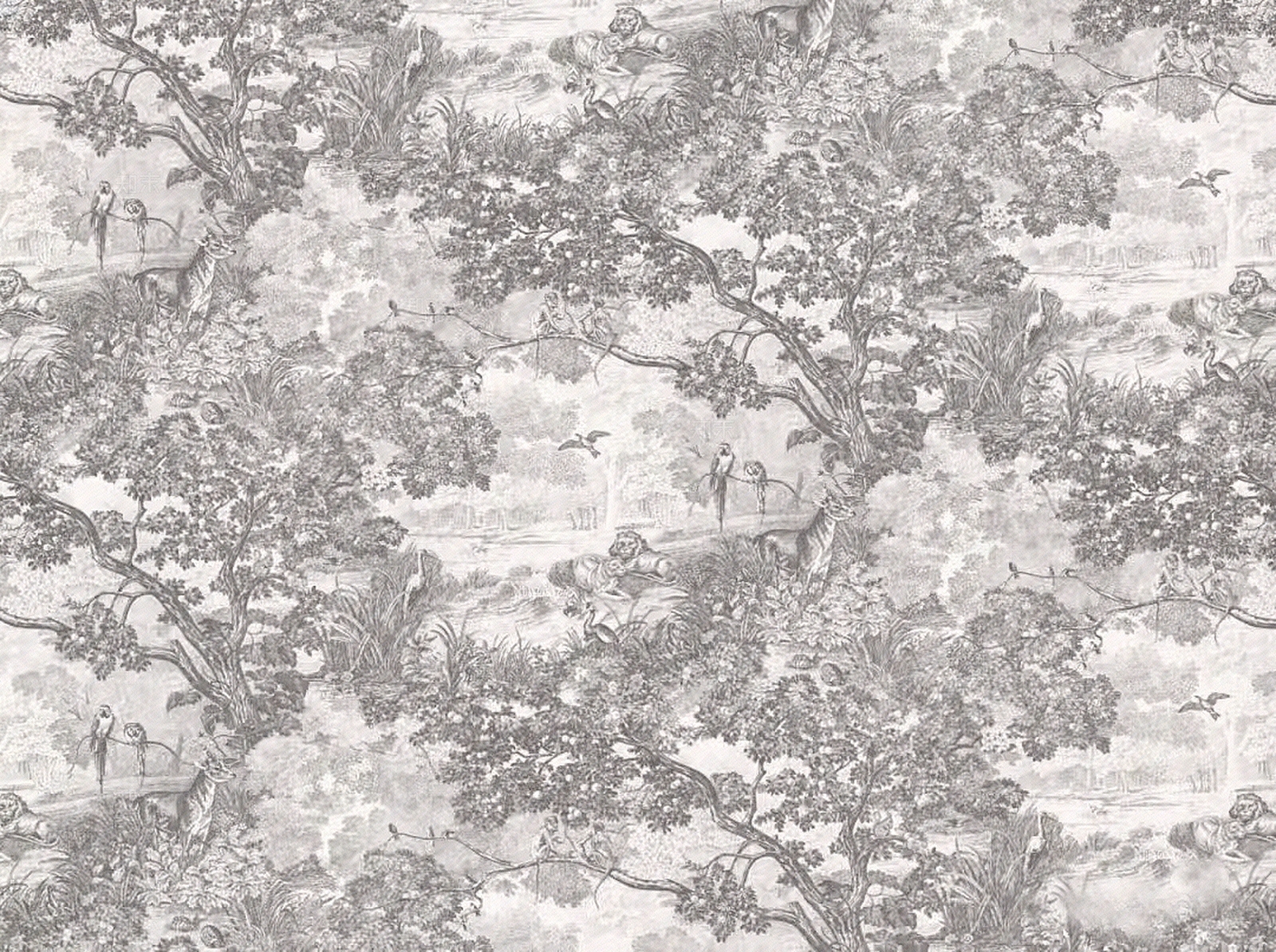 复古法式植物壁纸贴图下载【ID:1194633860】