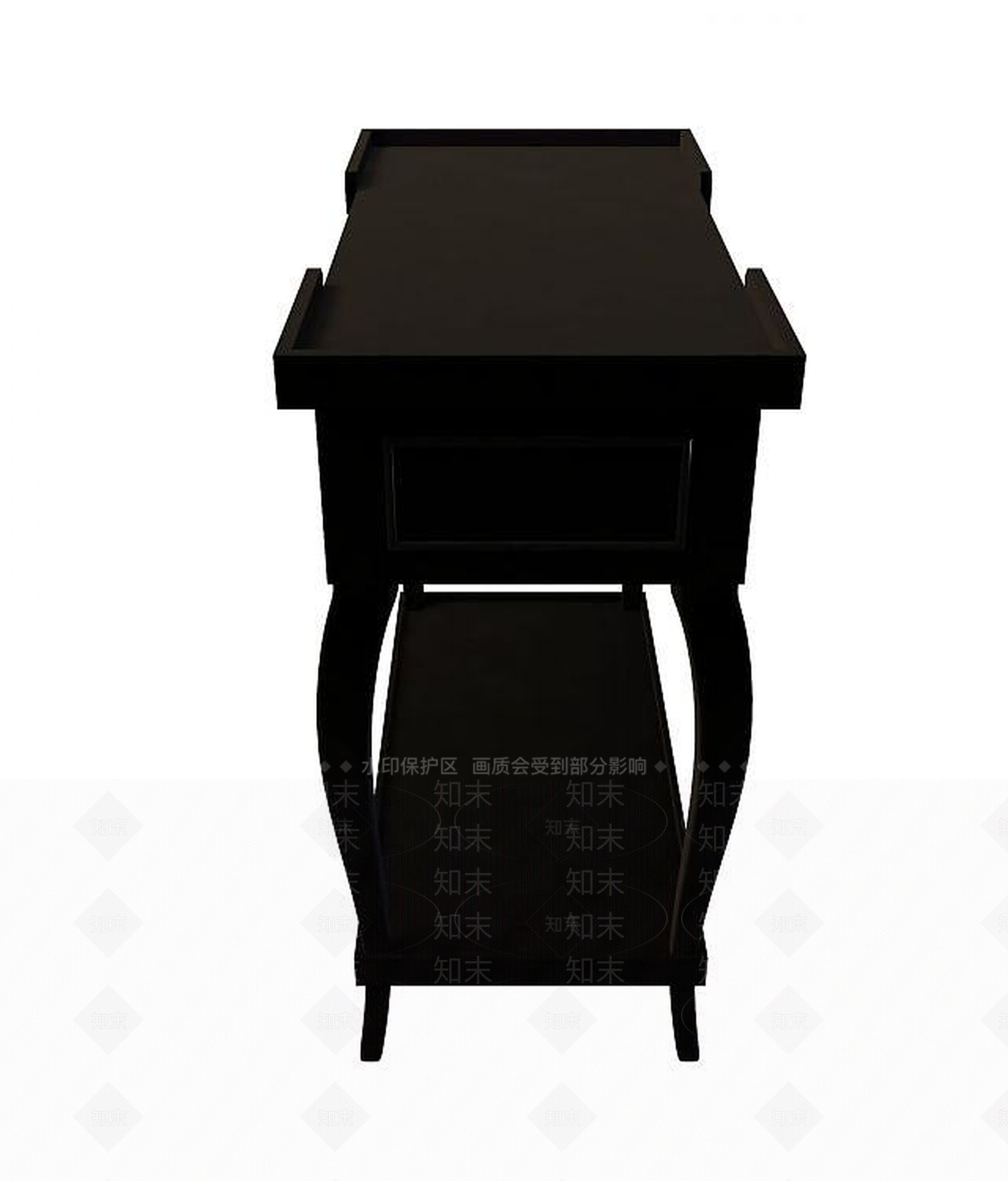现代抽屉边几3D模型下载【ID:1194634376】