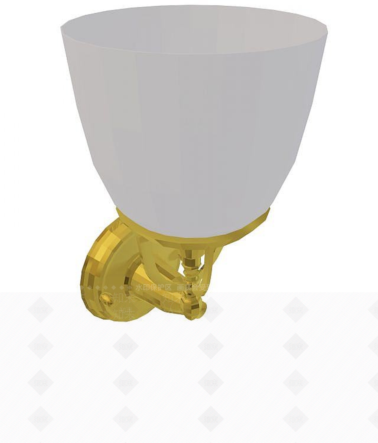 现代壁灯3D模型下载【ID:1194635608】