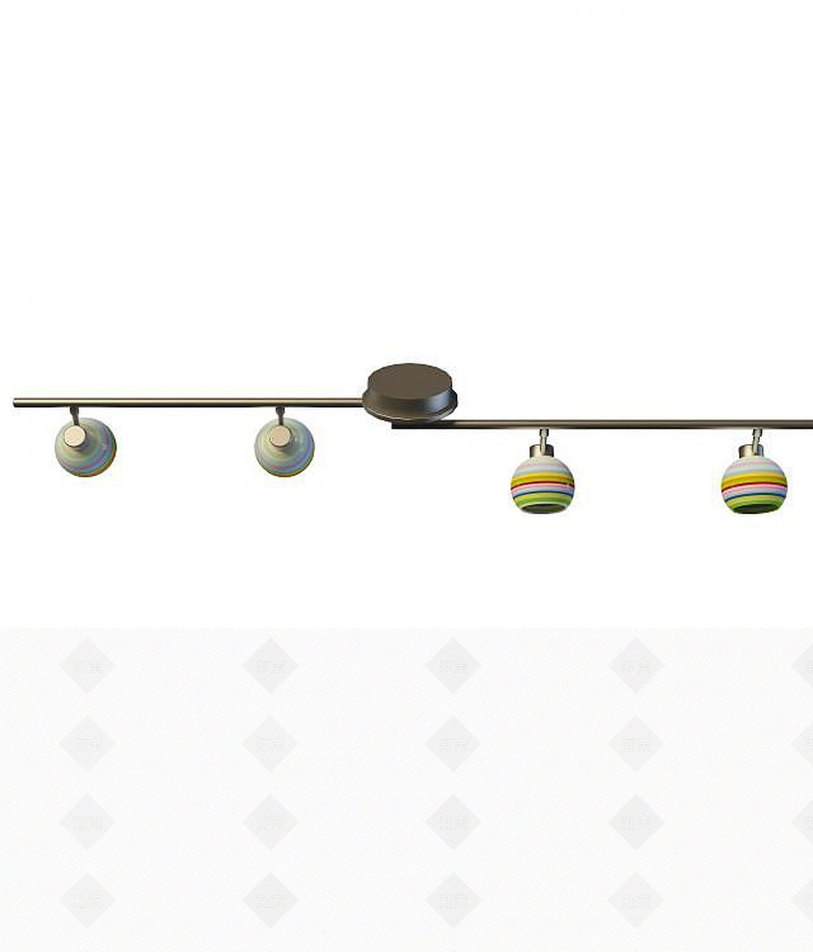 现代轨迹射灯3D模型下载【ID:1194638669】