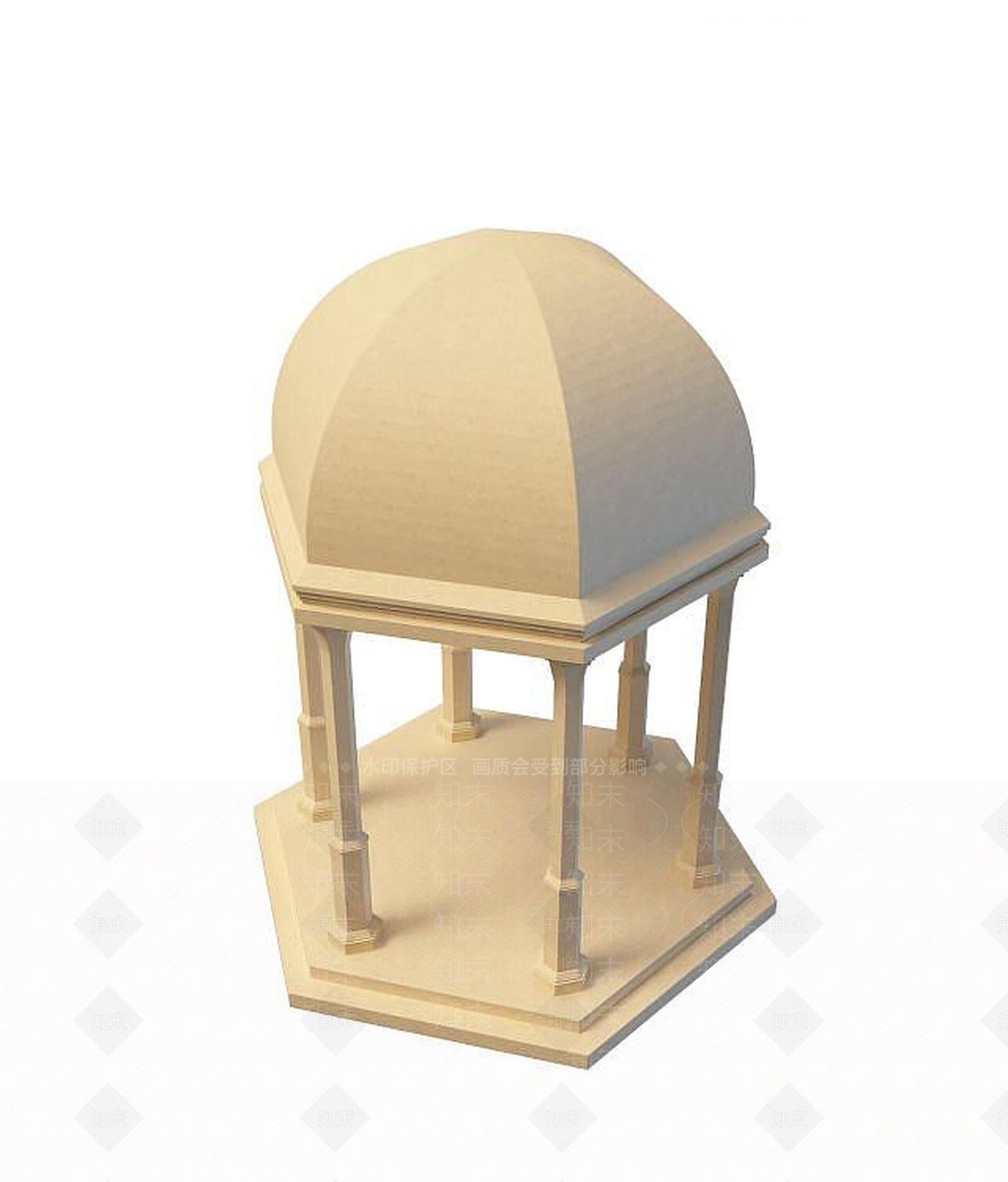 现代凉亭3D模型下载【ID:1194638807】