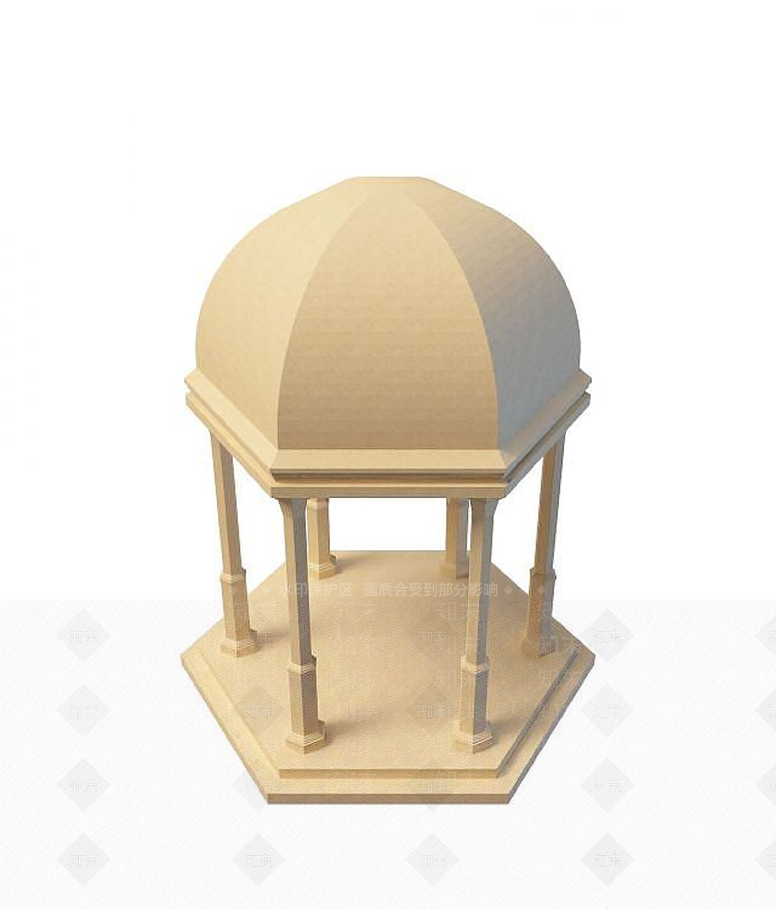 现代凉亭3D模型下载【ID:1194638807】