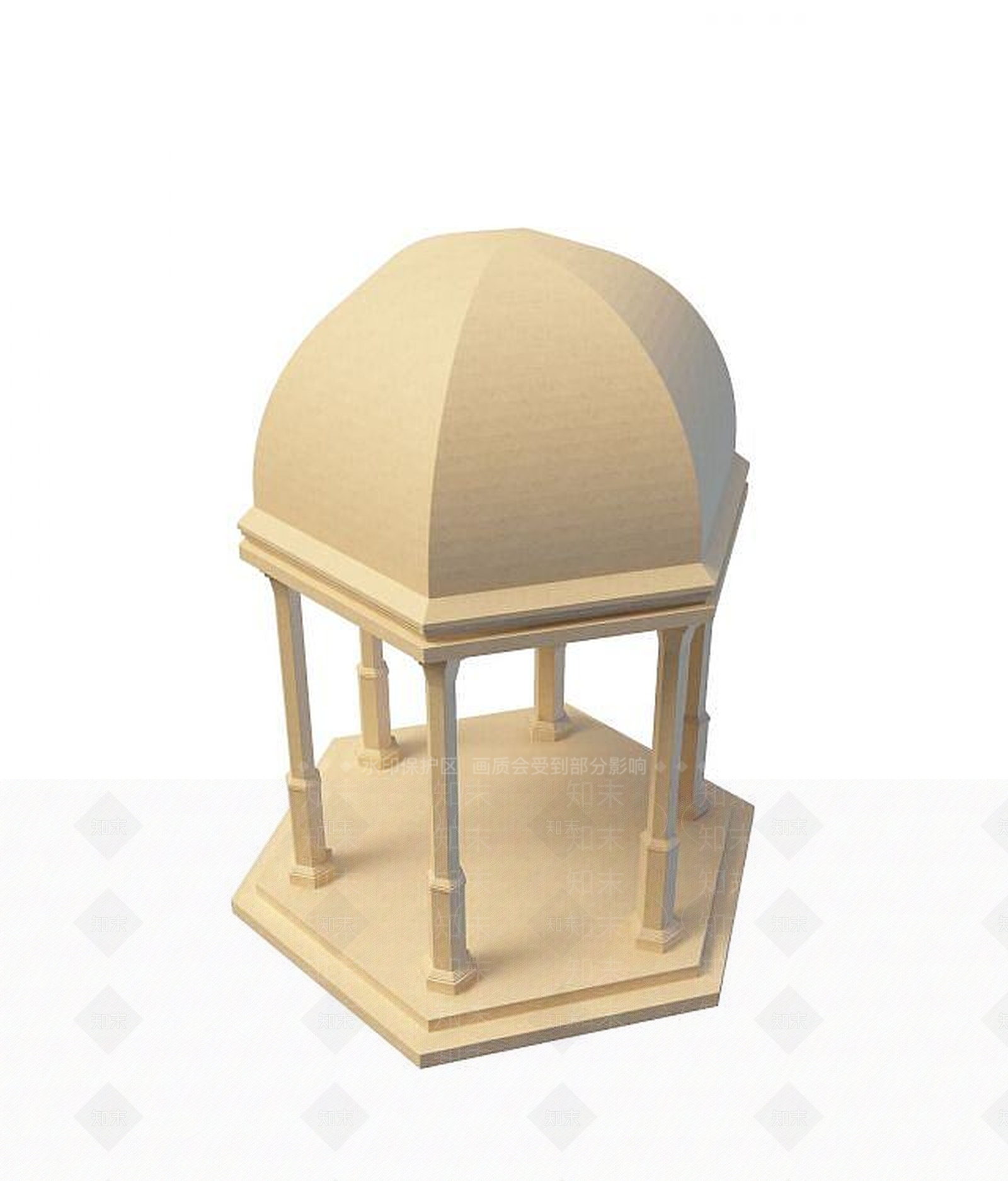 现代凉亭3D模型下载【ID:1194638807】