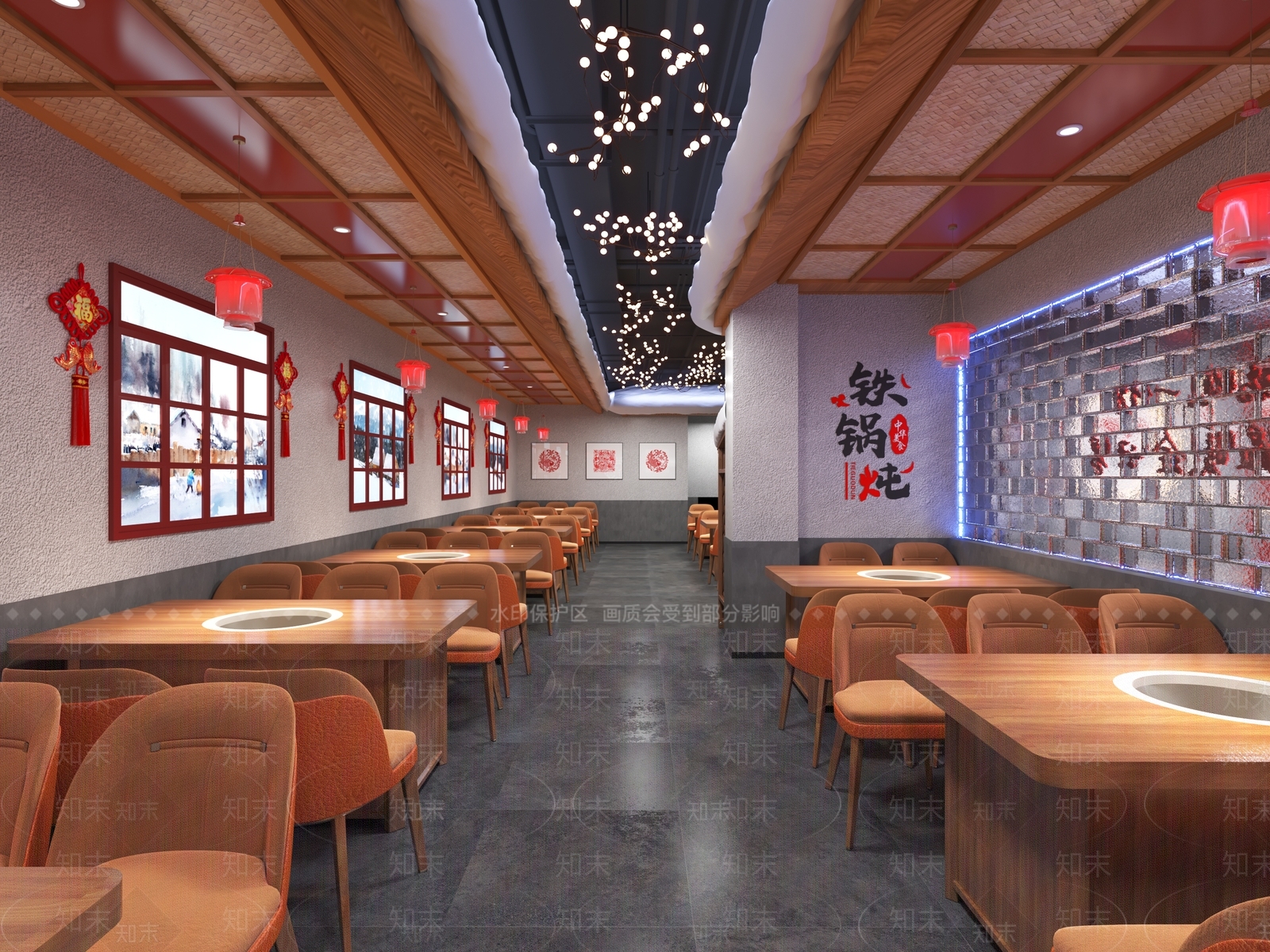 现代其他餐饮空间3D模型下载【ID:1194643397】