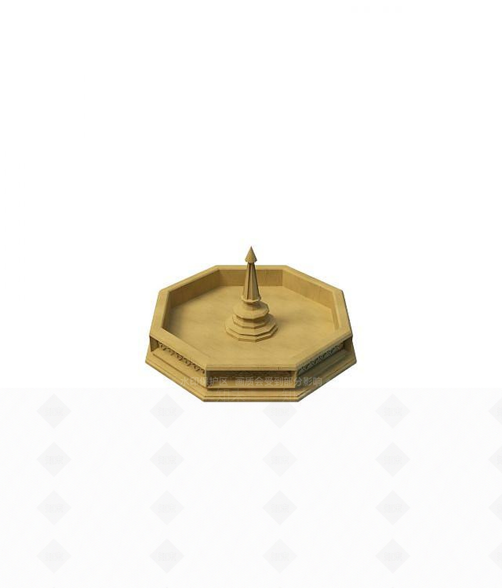 现代园林小品3D模型下载【ID:1194639821】
