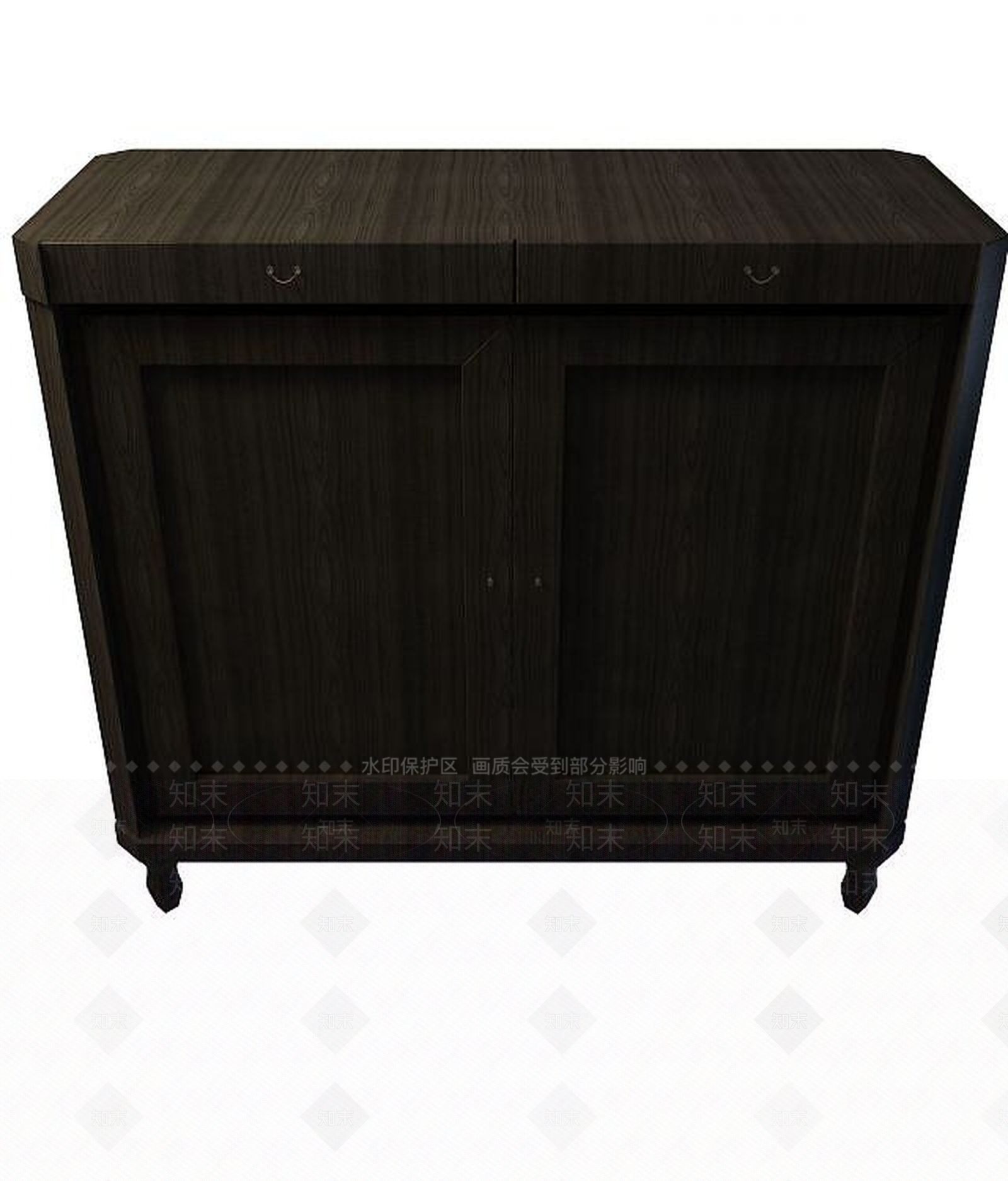 中式古典边柜3D模型下载【ID:1194640431】