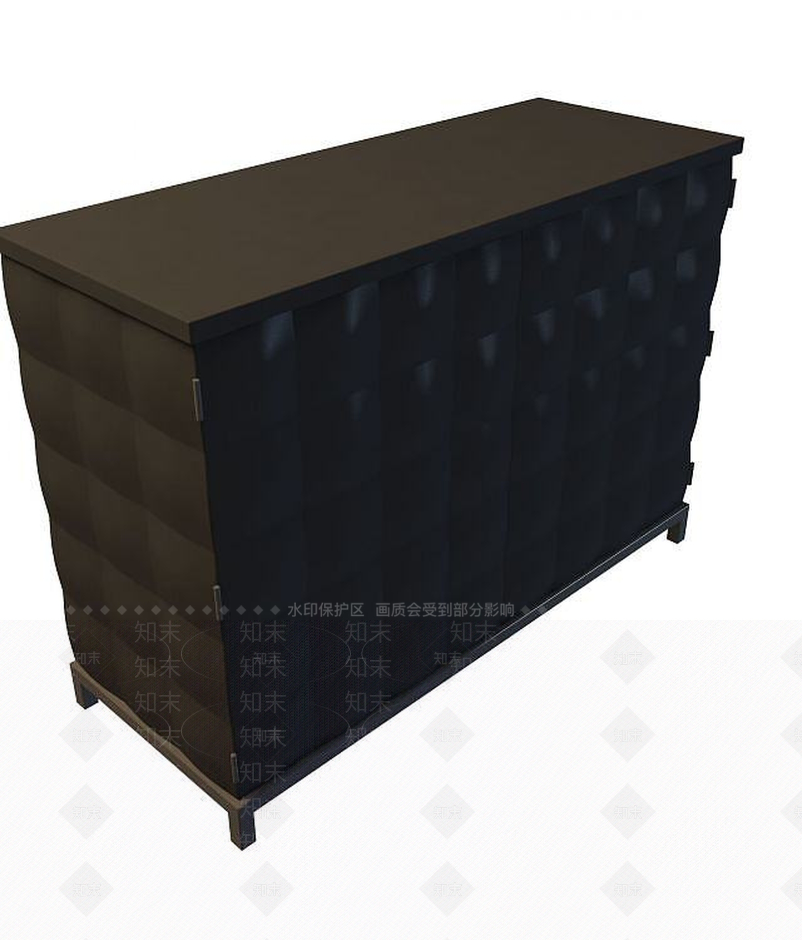 现代古典边柜3D模型下载【ID:1194640697】