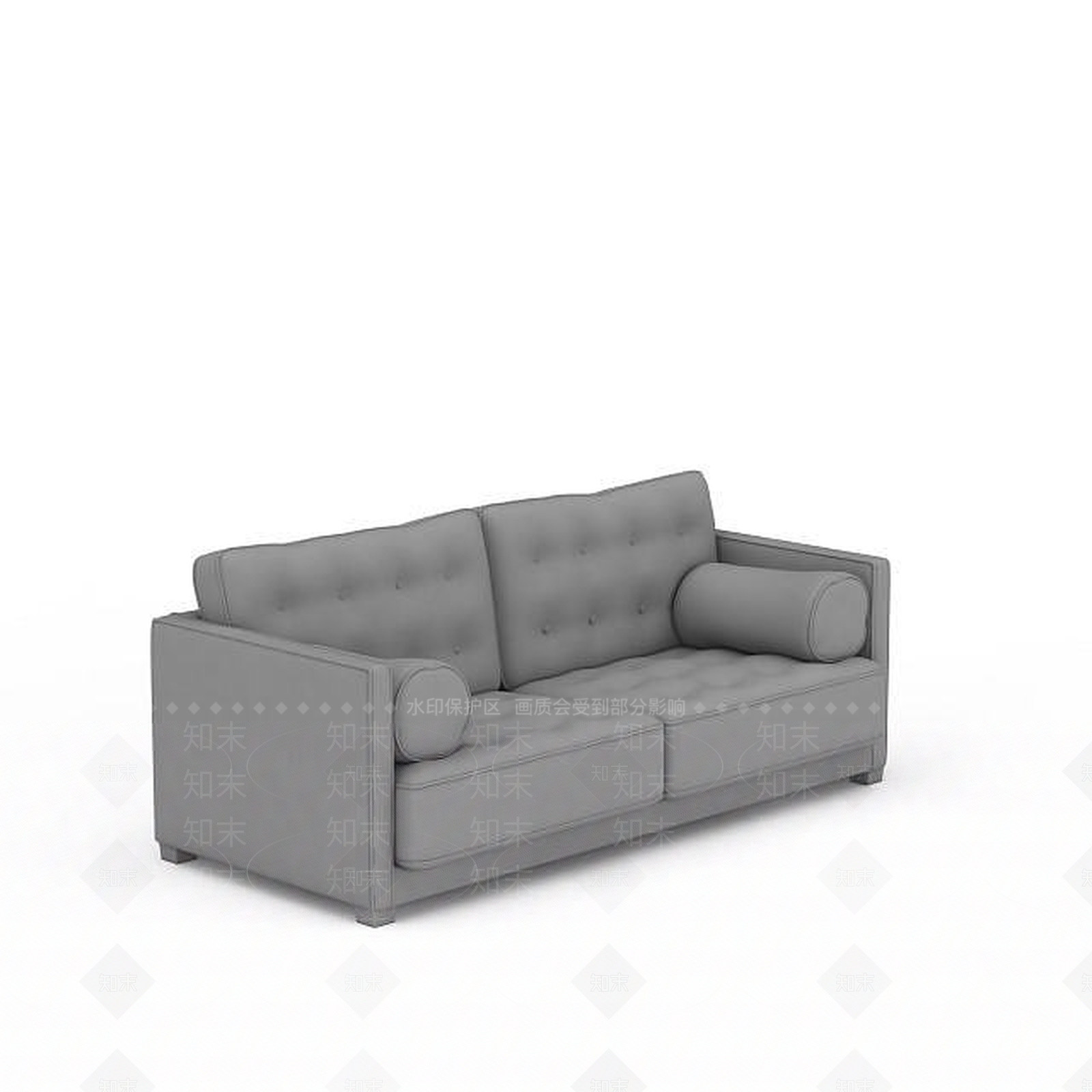 现代双人沙发3D模型下载【ID:1198939408】