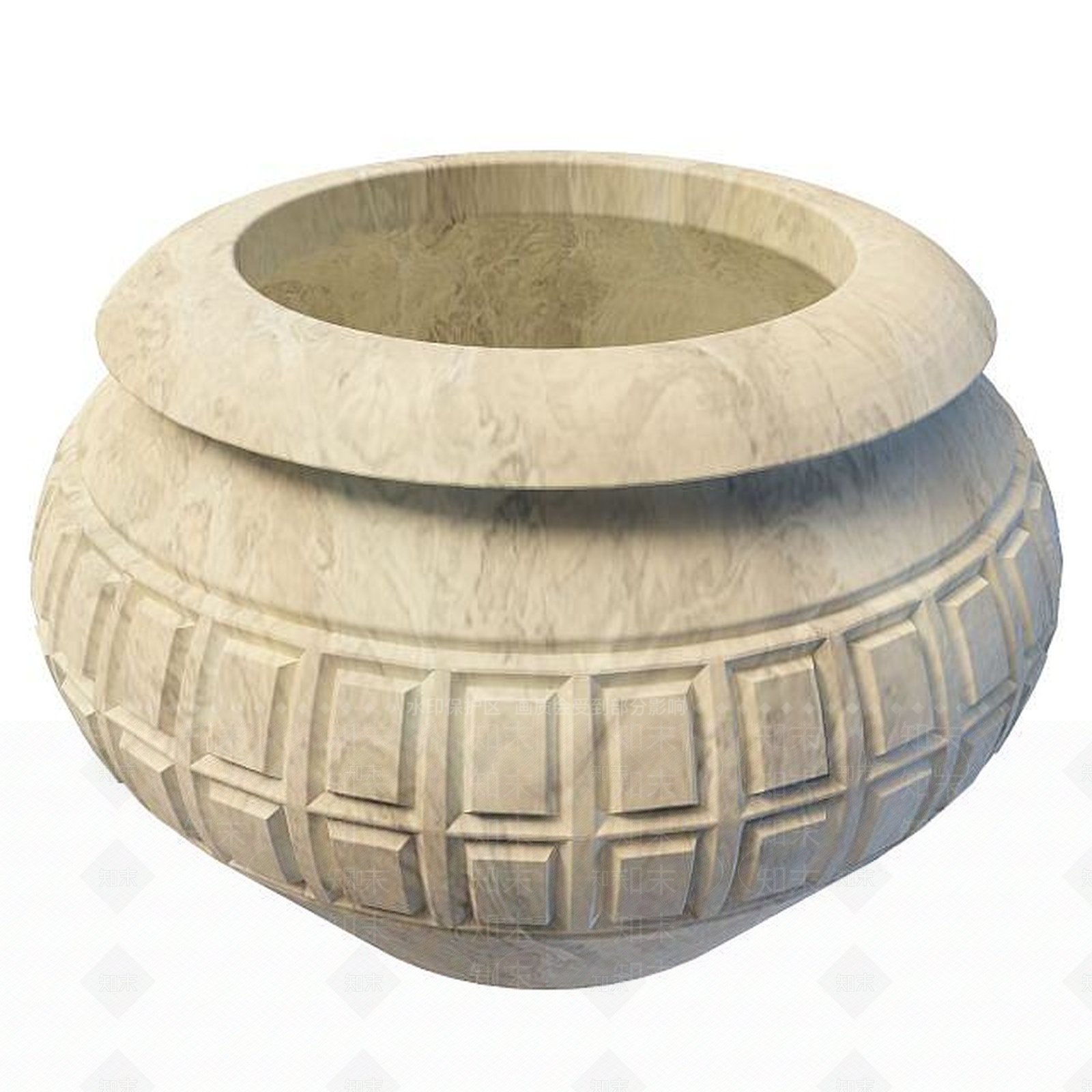 现代园林小品3D模型下载【ID:1194642613】