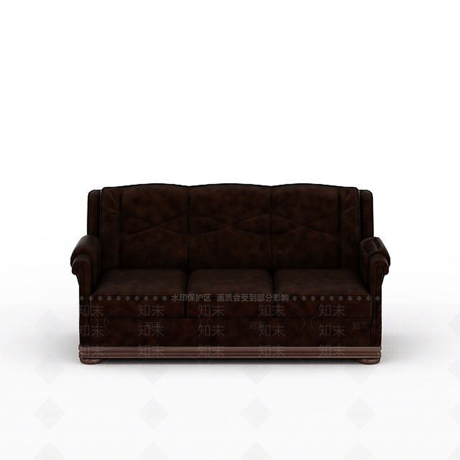 现代双人沙发3D模型下载【ID:1194642729】