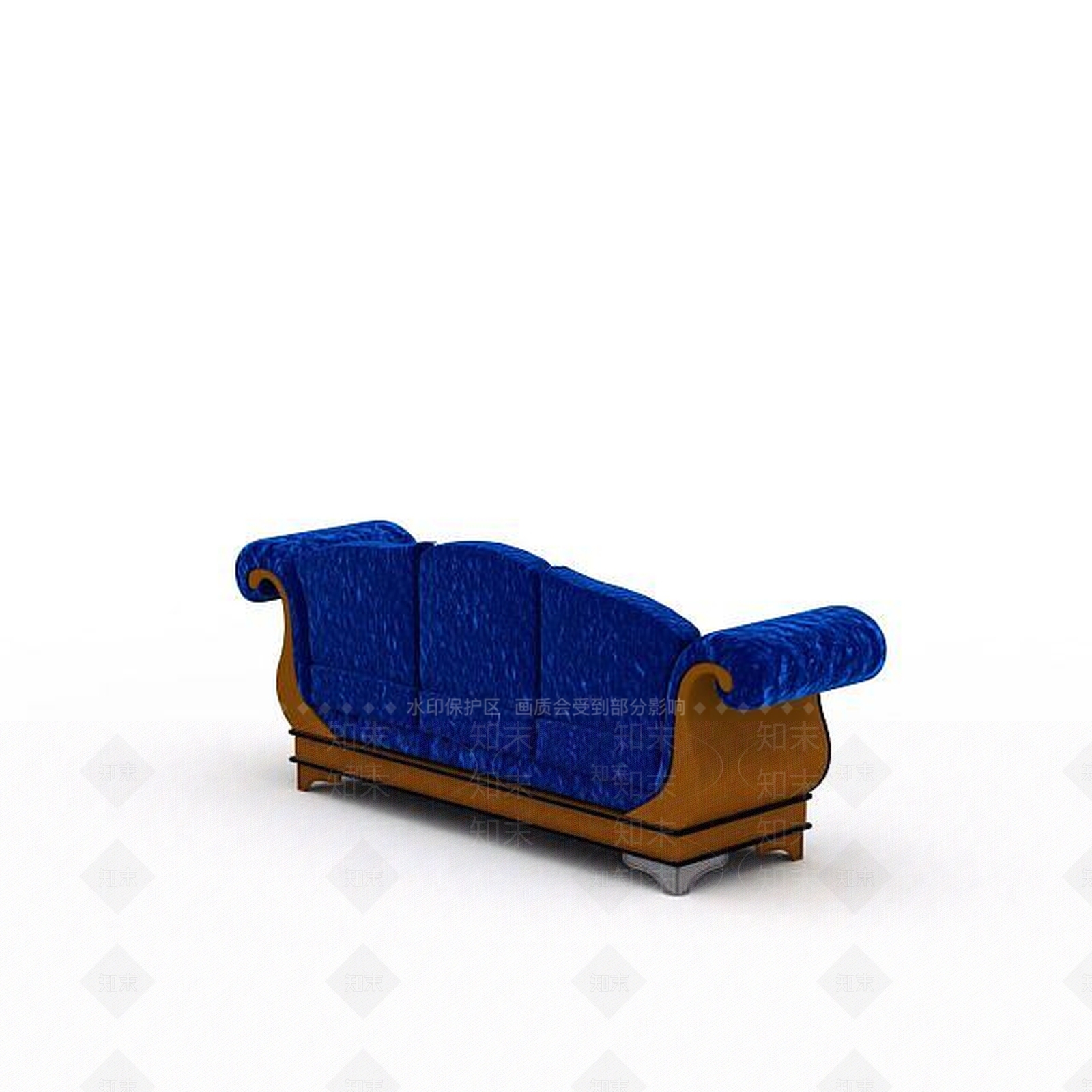 现代双人沙发3D模型下载【ID:1198939403】