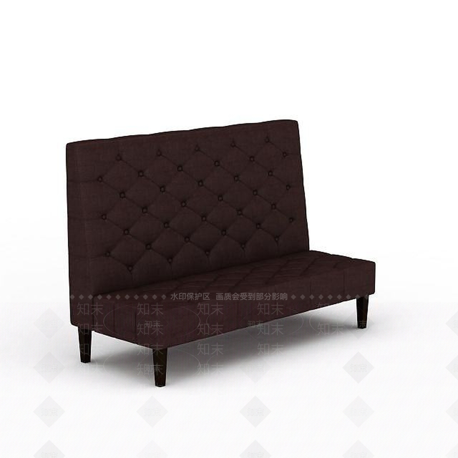 现代双人沙发3D模型下载【ID:1194642878】