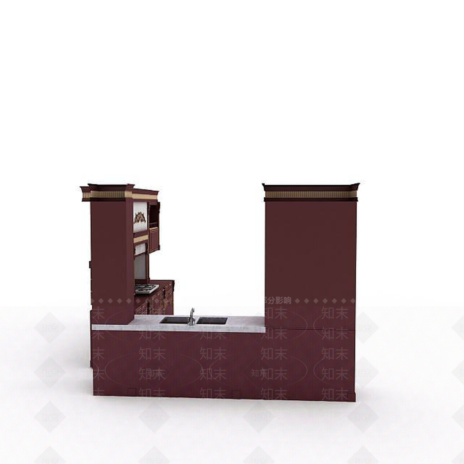 现代厨具3D模型下载【ID:1194643171】