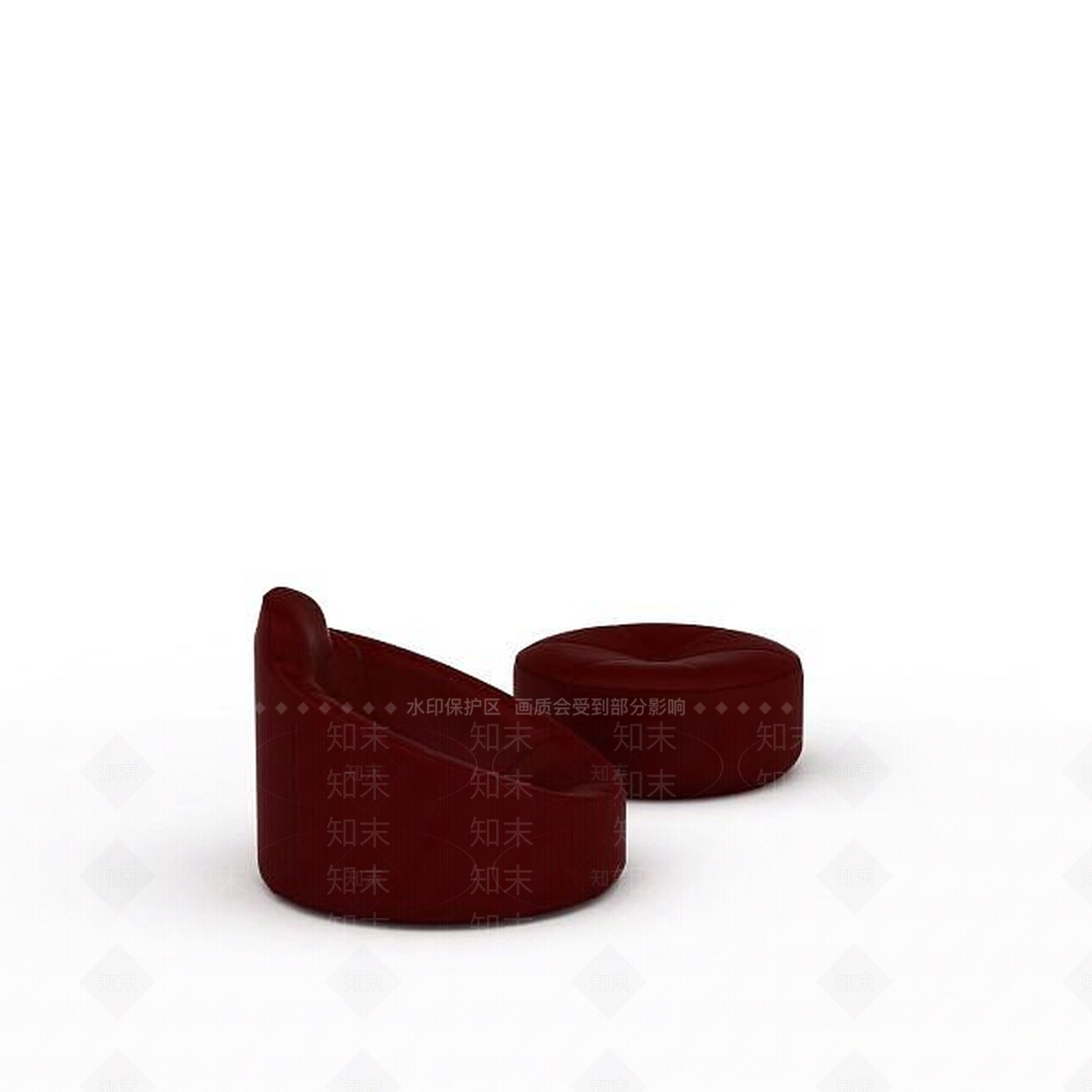 现代双人沙发3D模型下载【ID:1194643188】