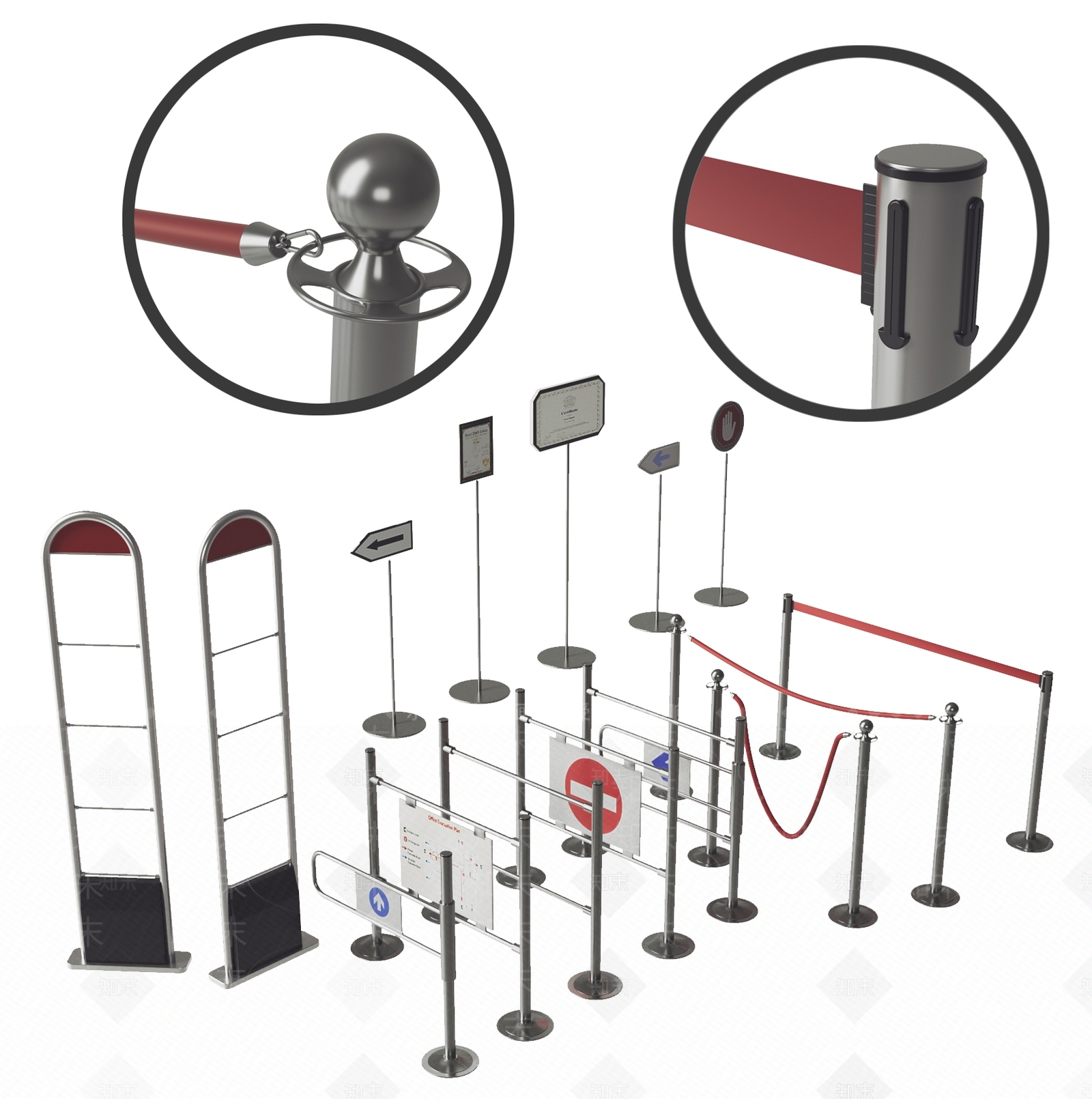公用器材3D模型下载【ID:1194645072】