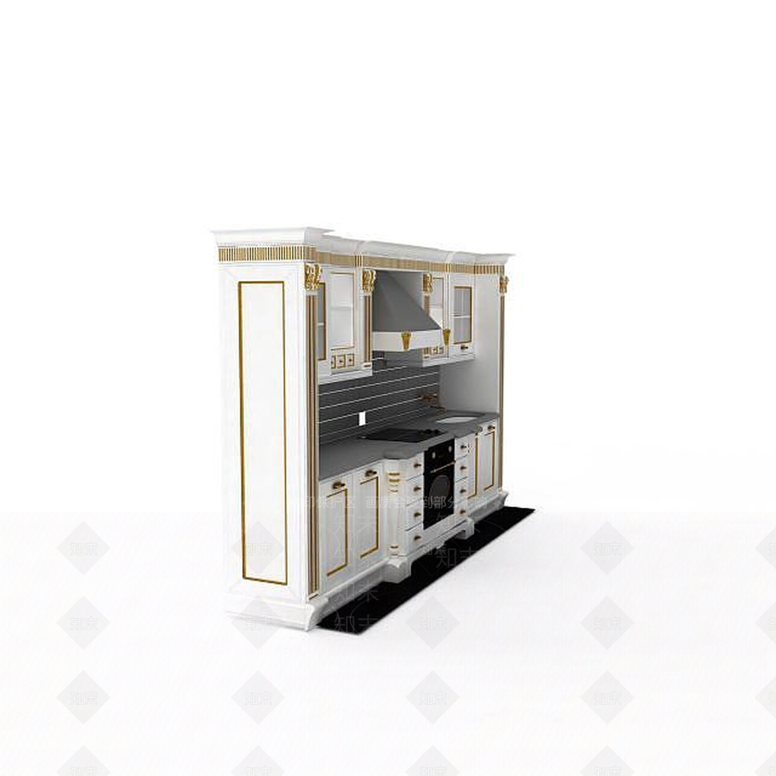 现代厨具3D模型下载【ID:1198938881】