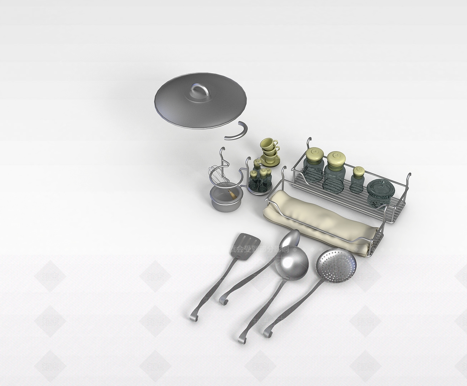 现代厨具3D模型下载【ID:1194645737】