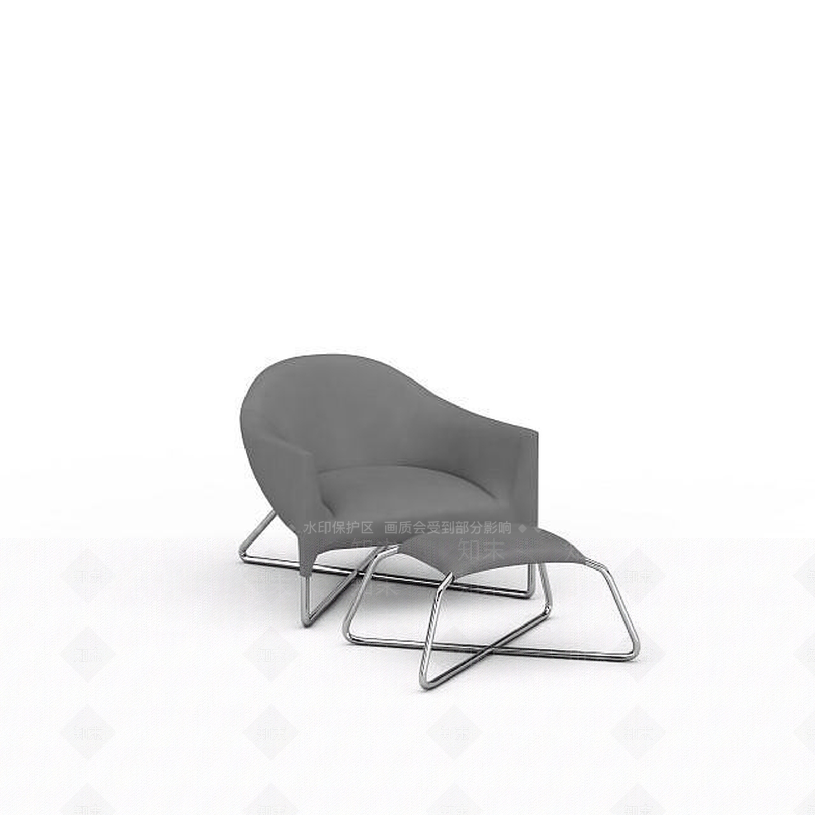 现代双人沙发3D模型下载【ID:1198949498】