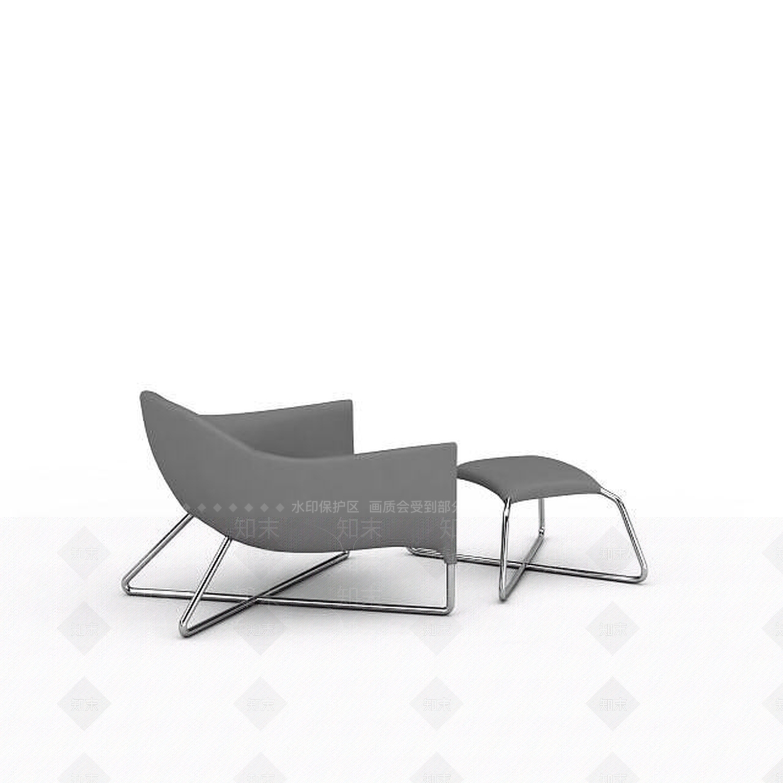 现代双人沙发3D模型下载【ID:1198949498】