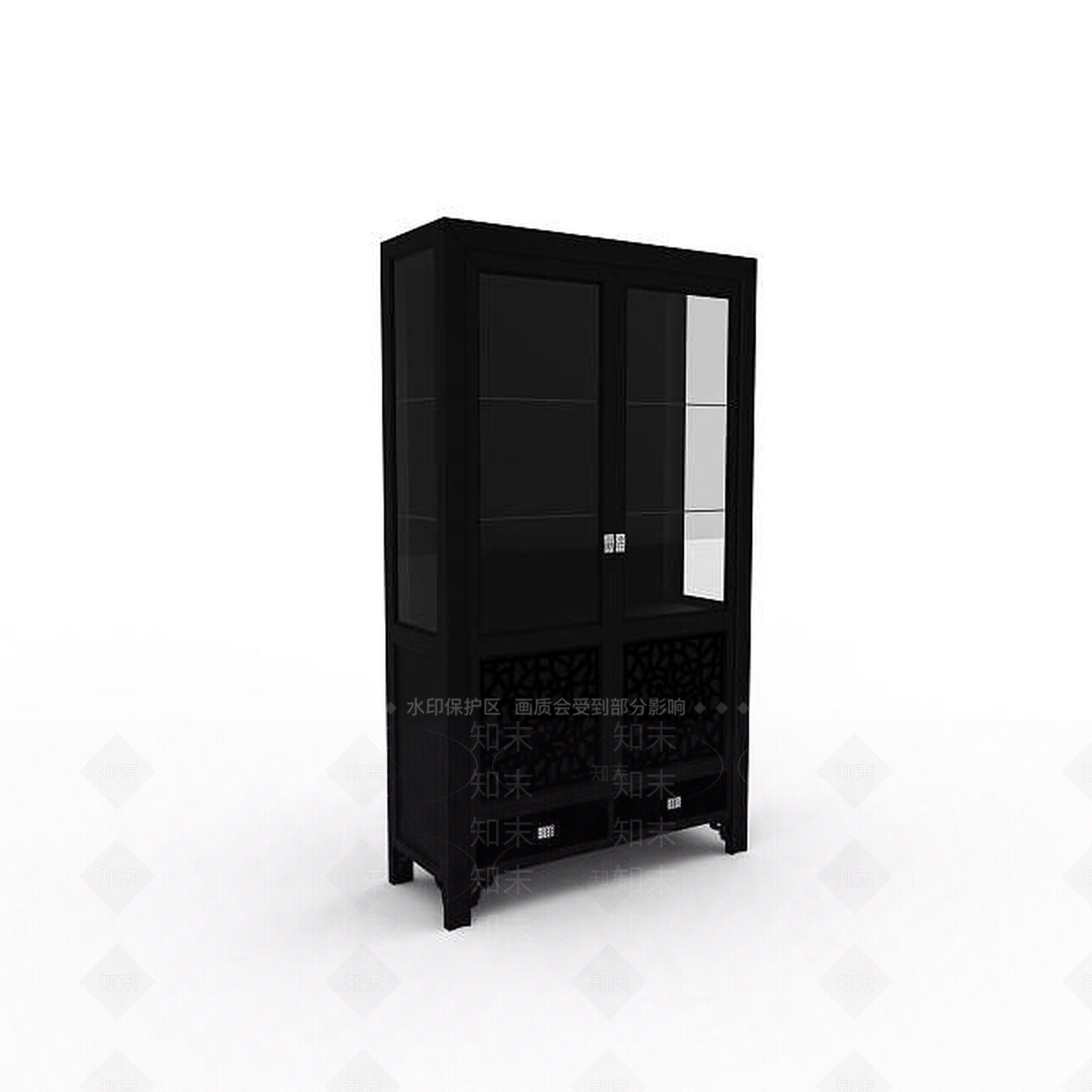 现代衣柜3D模型下载【ID:1194647667】