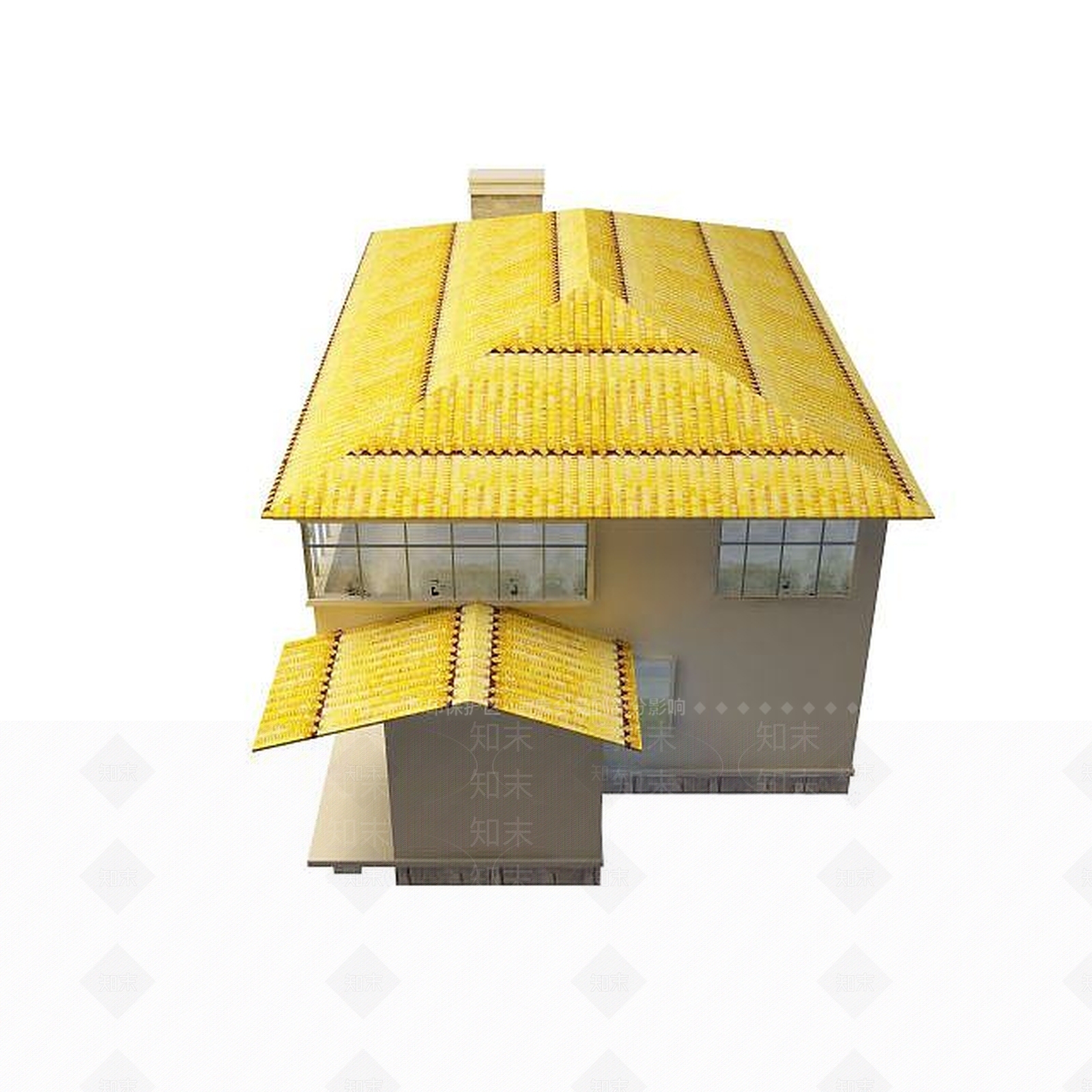 现代别墅3D模型下载【ID:1194648431】