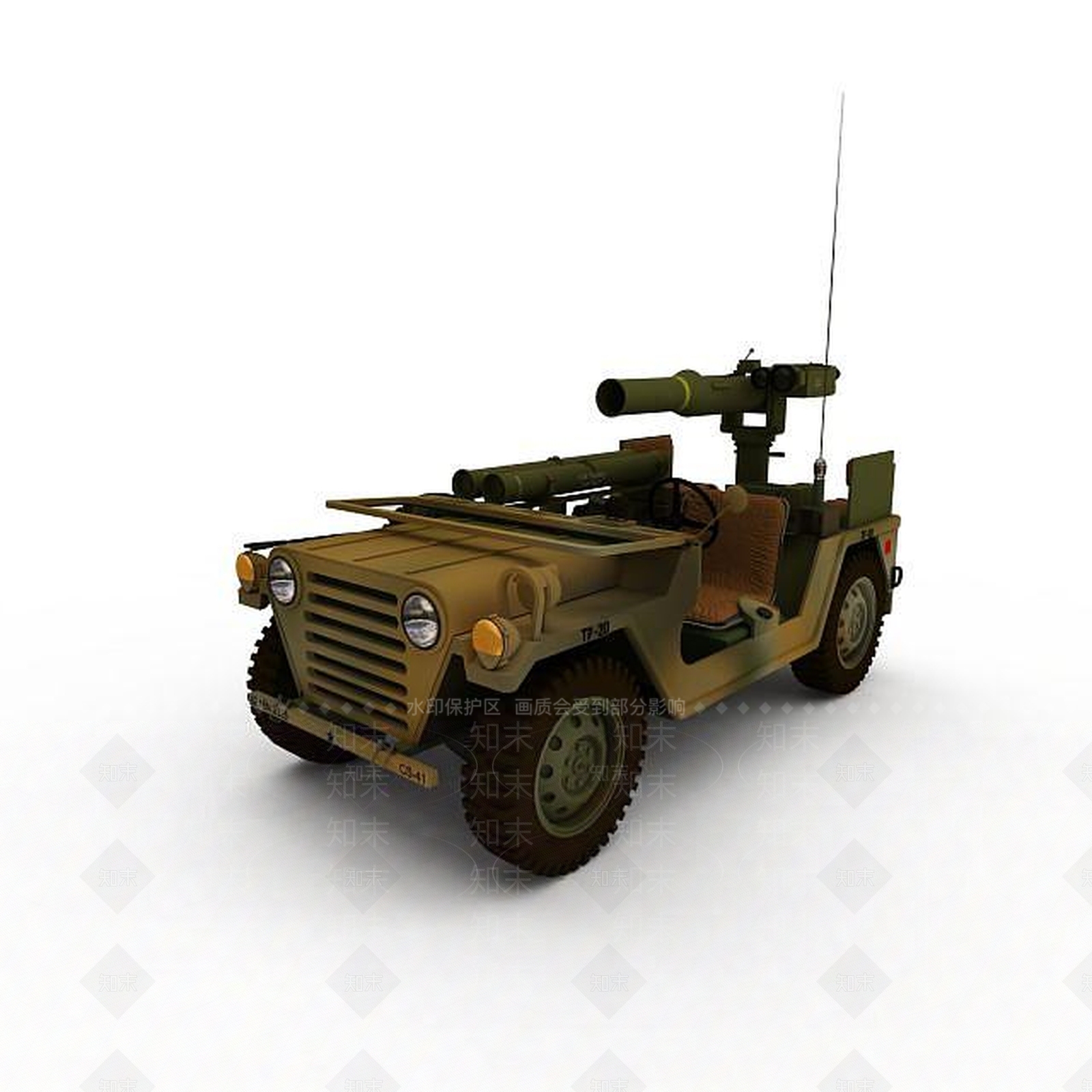 现代军事器材3D模型下载【ID:1194649020】