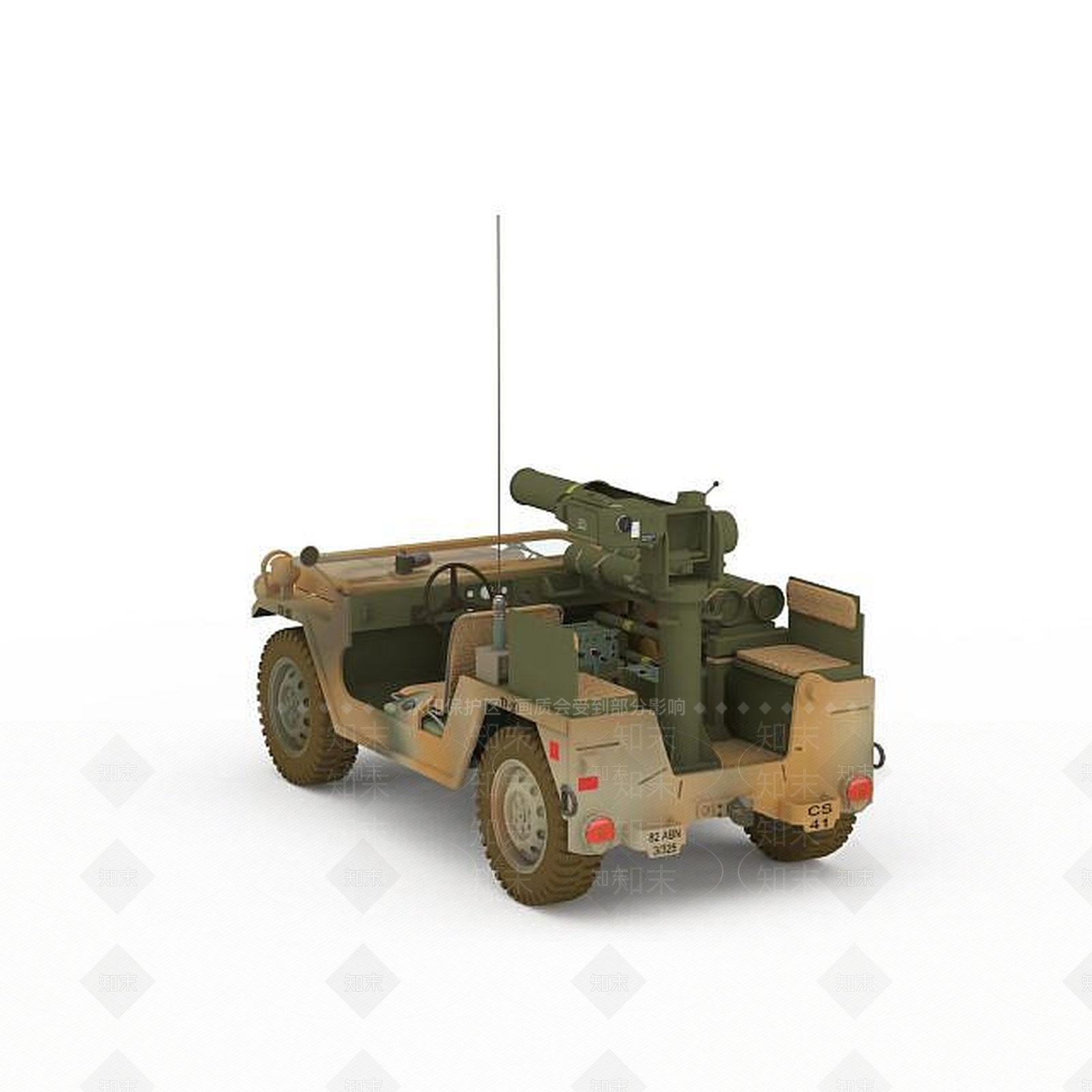现代军事器材3D模型下载【ID:1194649020】