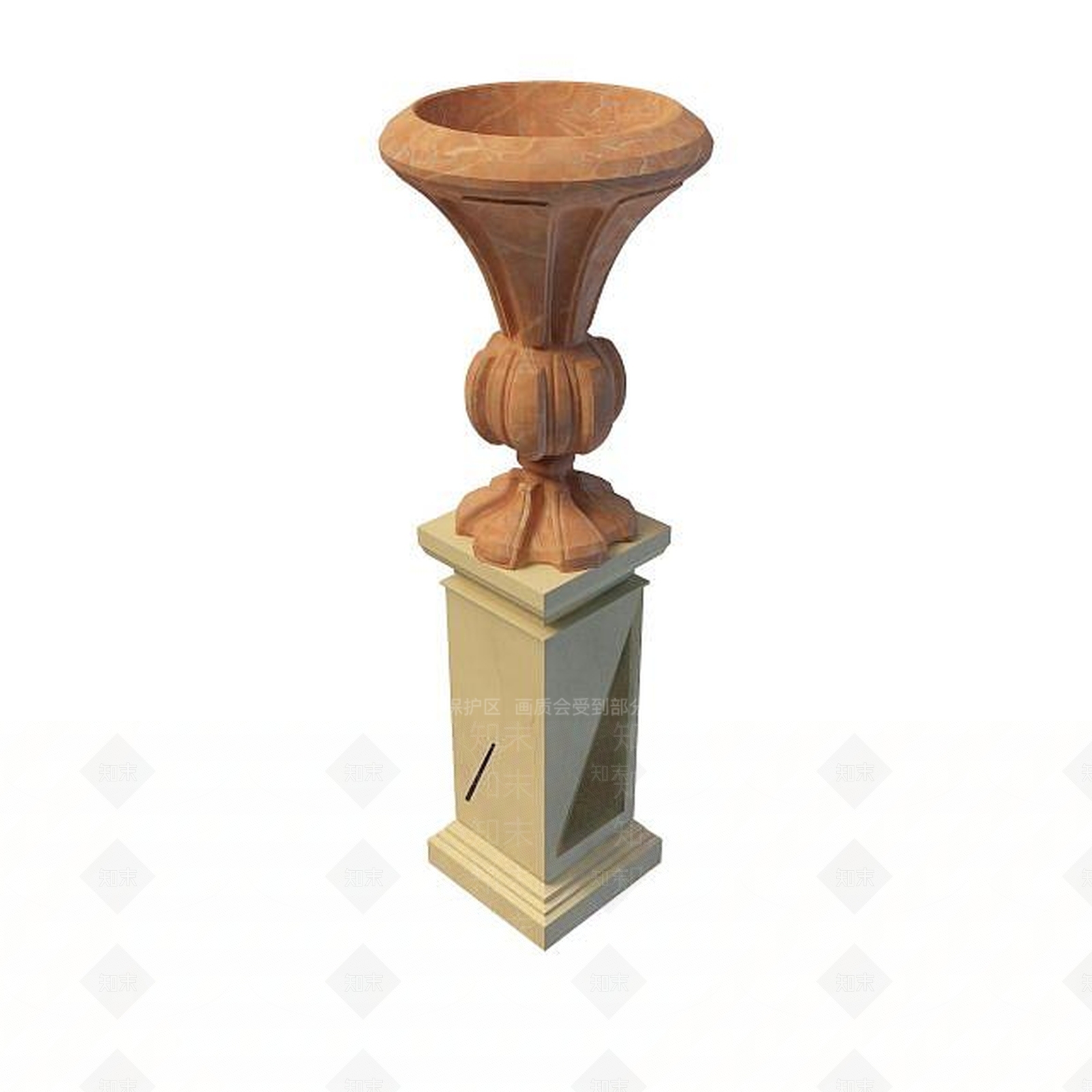 现代园林小品3D模型下载【ID:1194649177】