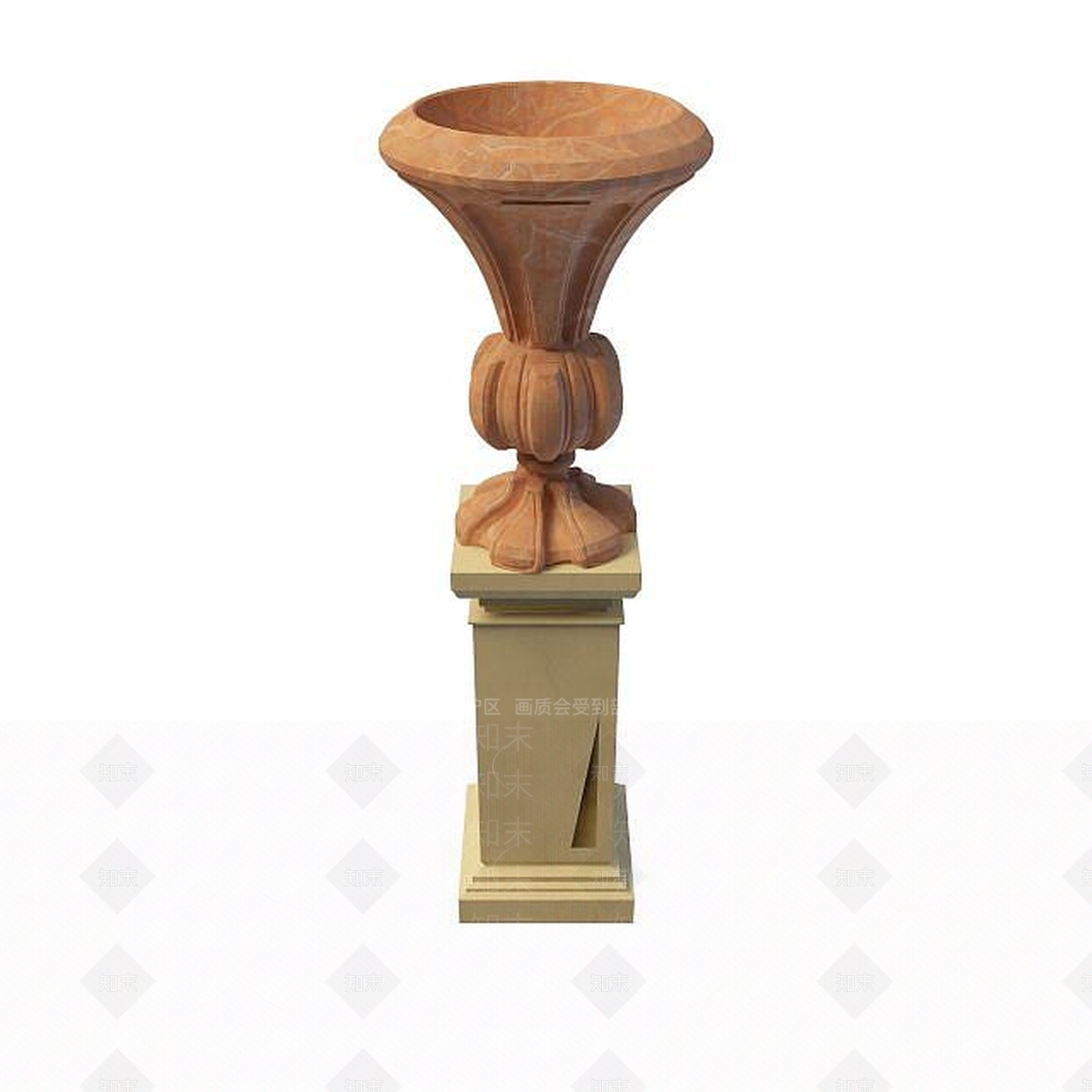 现代园林小品3D模型下载【ID:1194649177】