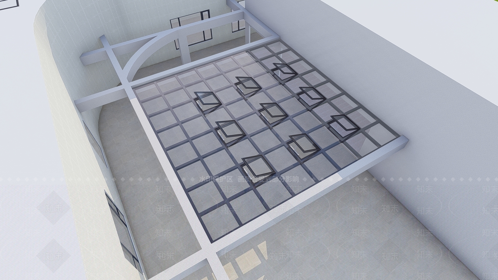 现代高层住宅SU模型下载【ID:1194650156】