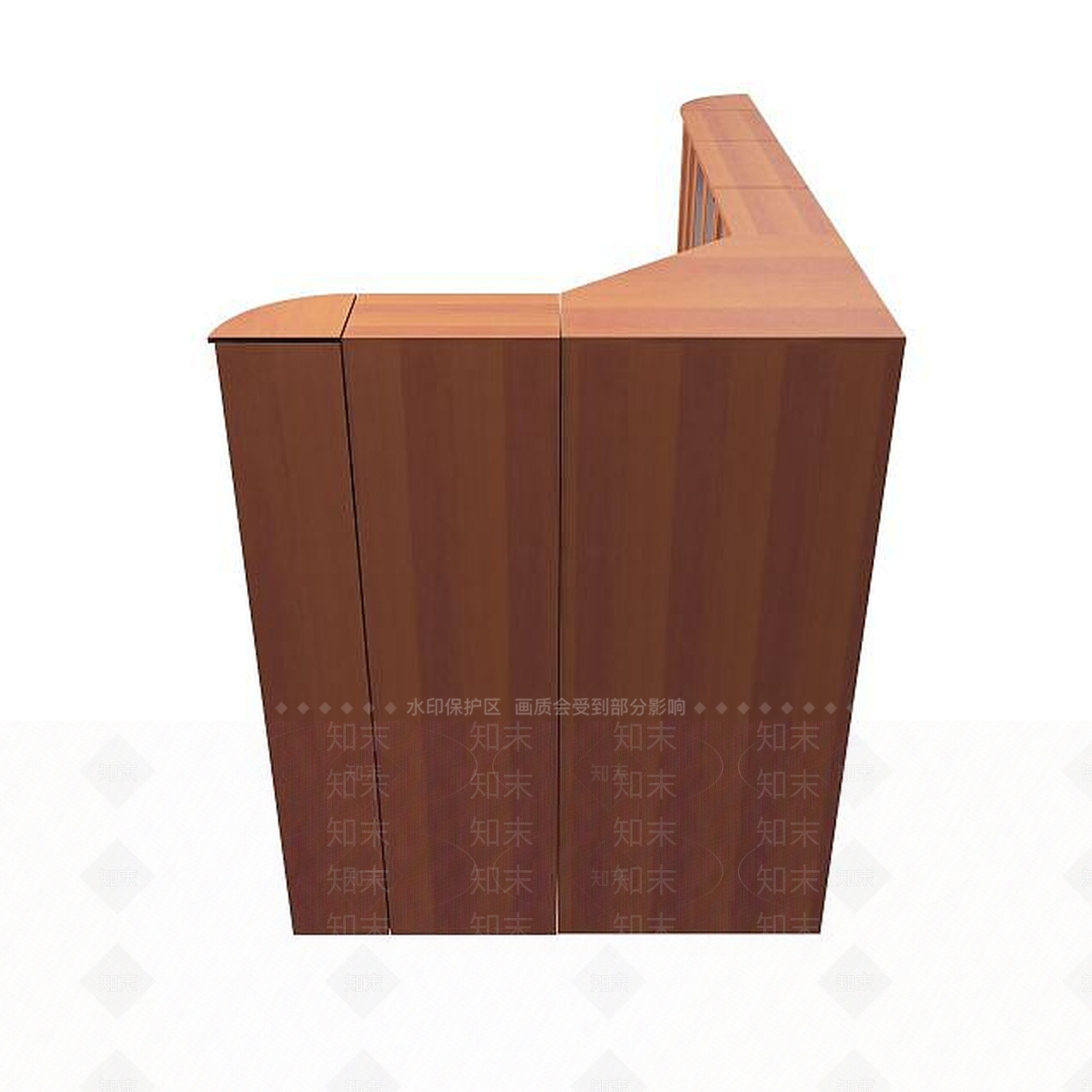 现代豪华办公文件柜3D模型下载【ID:1194651555】