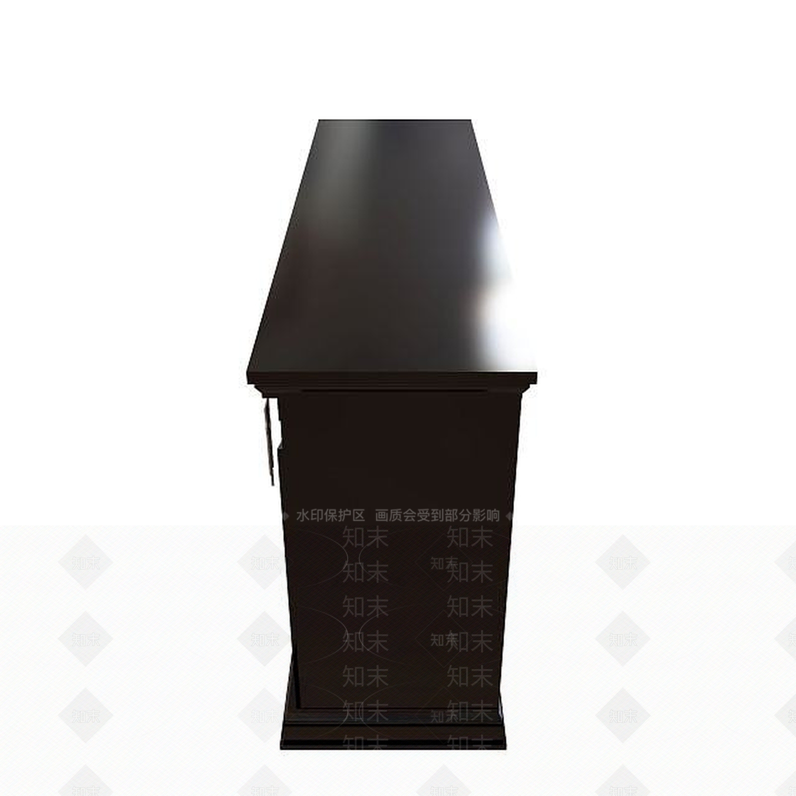 欧式古典边柜3D模型下载【ID:1194652059】