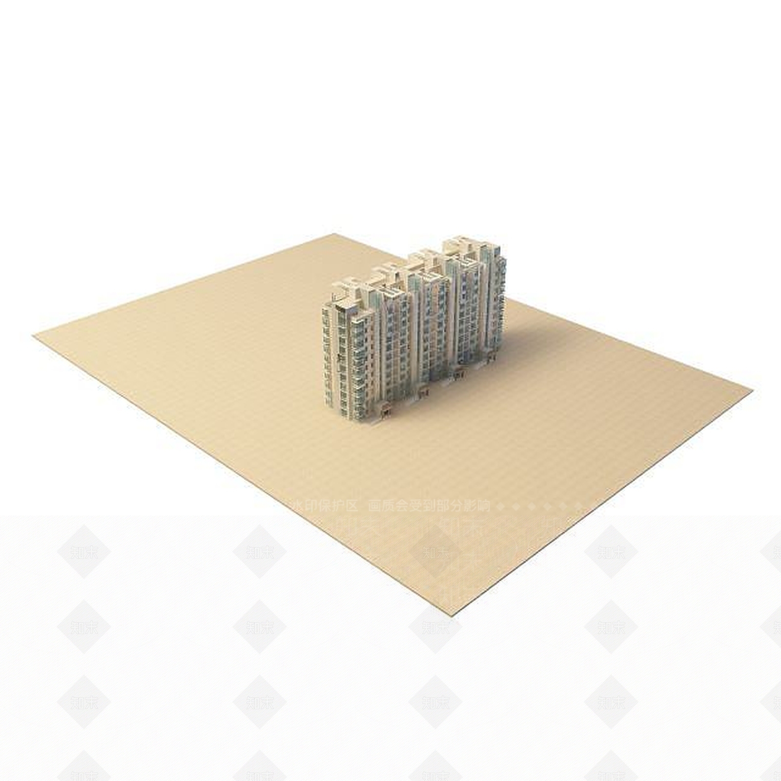 现代楼3D模型下载【ID:1194652281】
